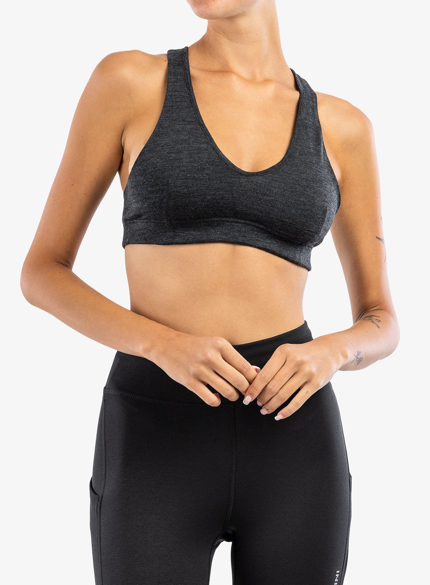 Sportovní podprsenka Houdini Wander Bra - true black