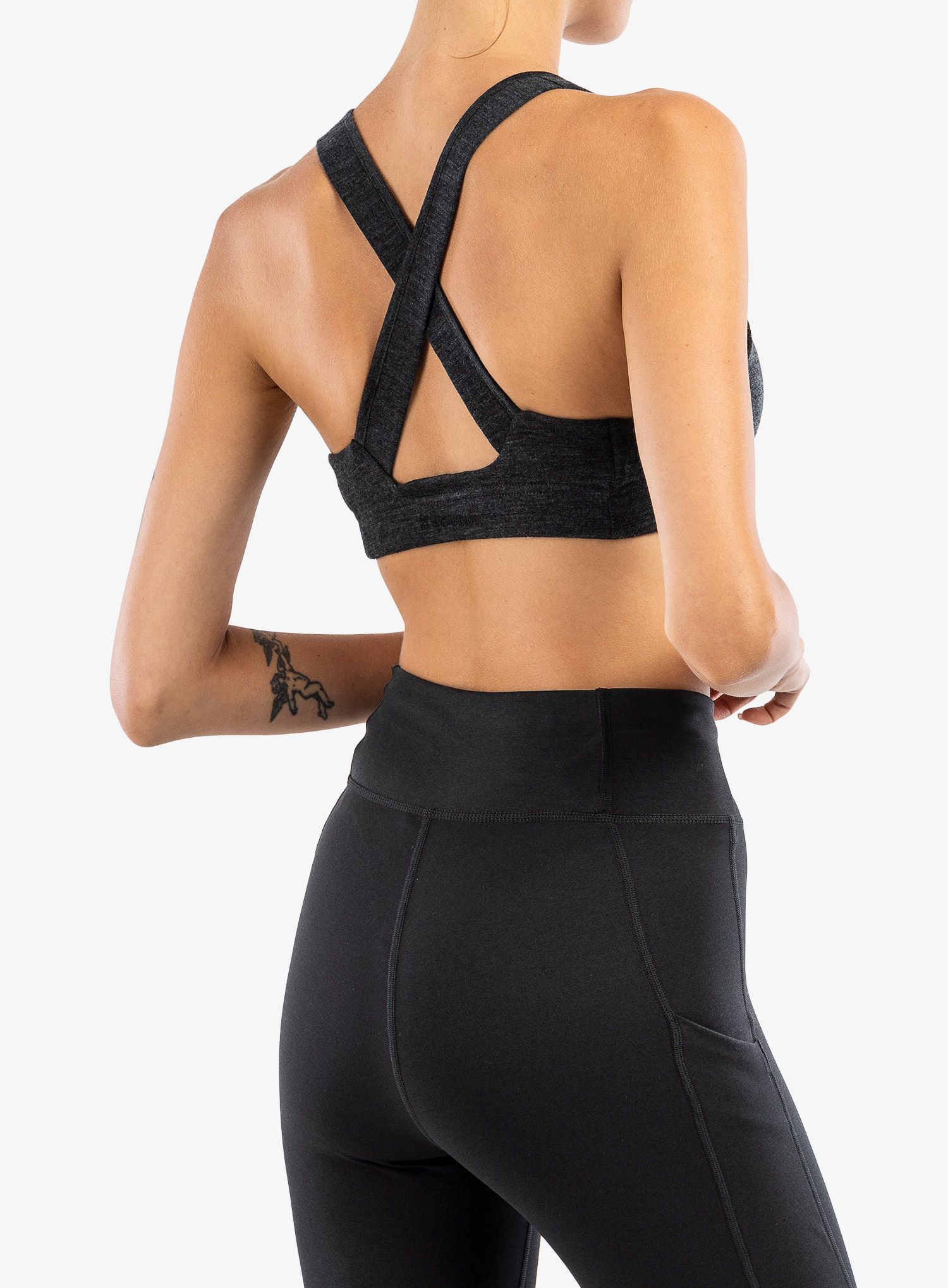 Sportovní podprsenka Houdini Wander Bra - true black