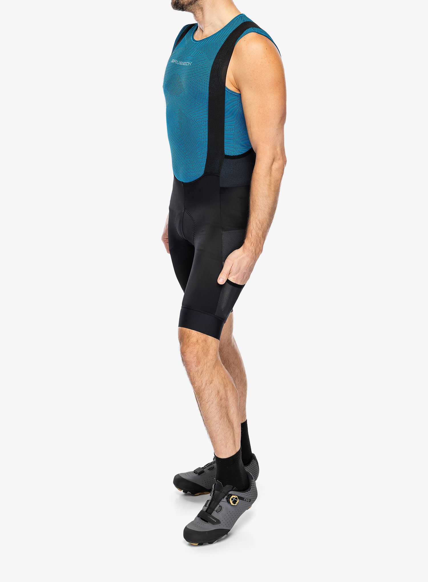 Cyklistické kraťasy ION In-Bibs Cargo - black