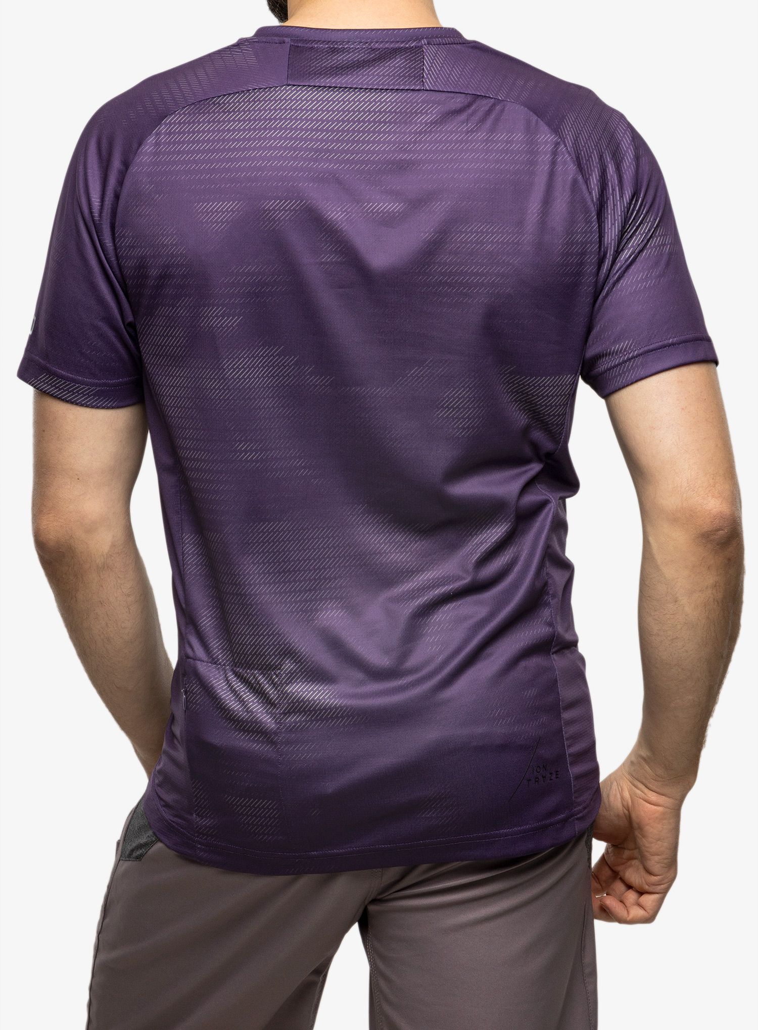 MTB triko ION Jersey Traze SS 2.0 - dark purple