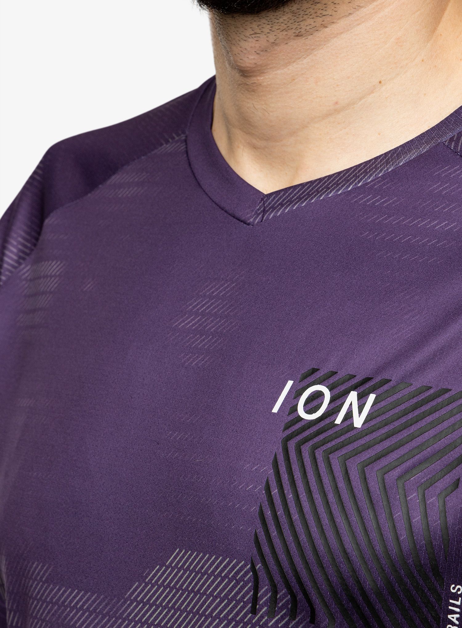 MTB triko ION Jersey Traze SS 2.0 - dark purple