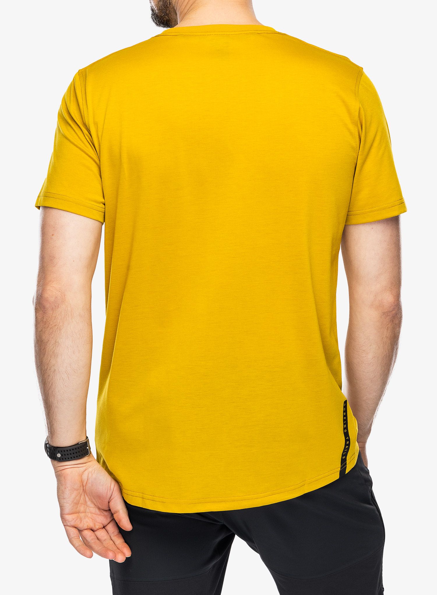Cyklistické triko ION Logo SS DR - dark/amber