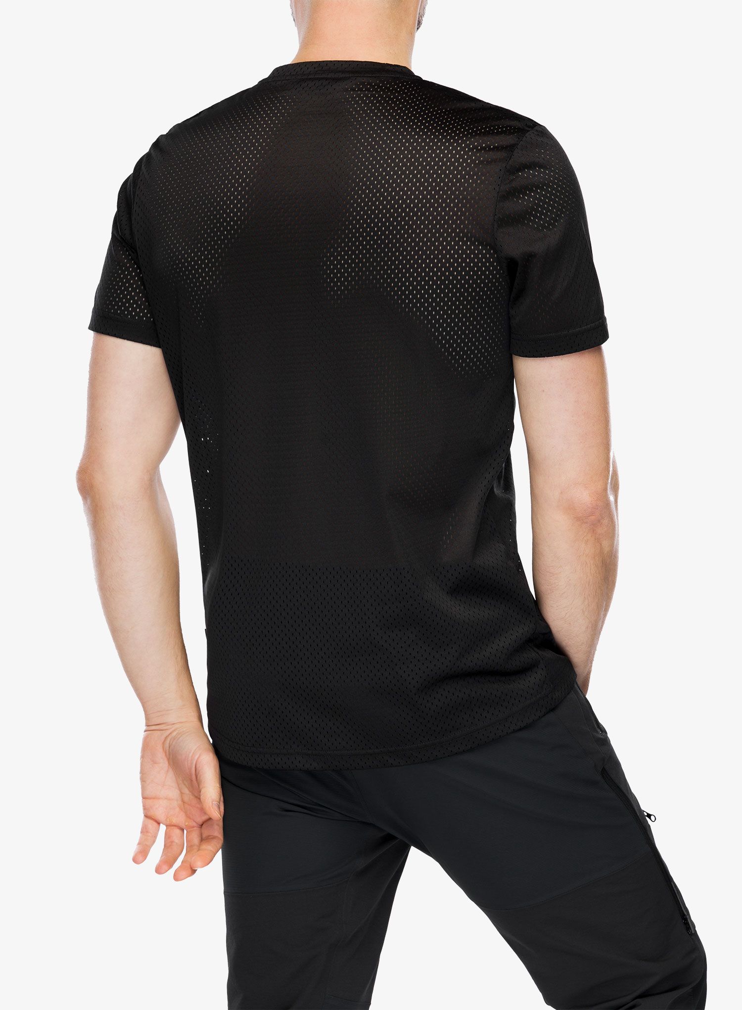 Cyklistické triko ION Logo SS Jersey - black