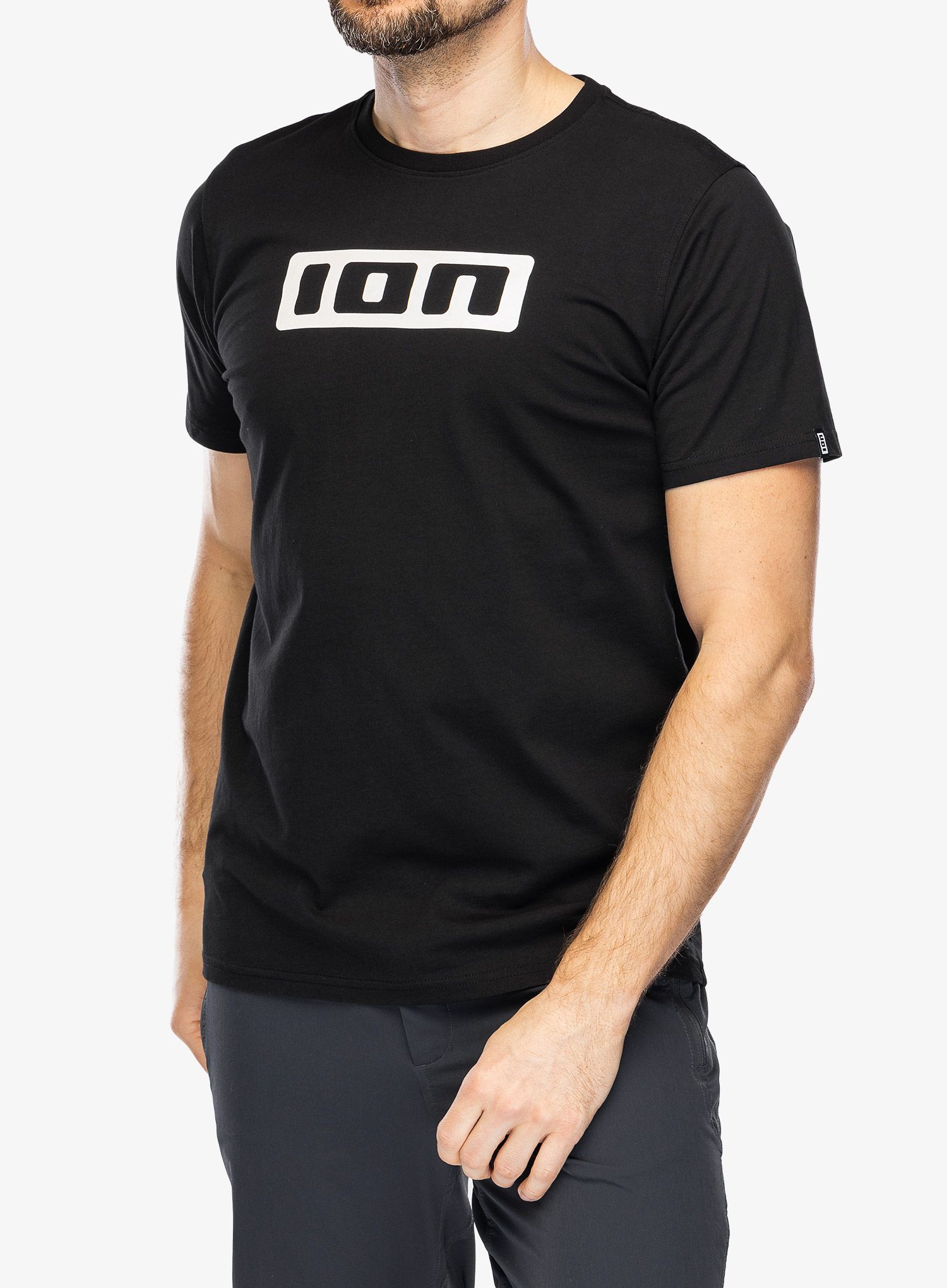 Bavlněné tričko ION Logo SS - black