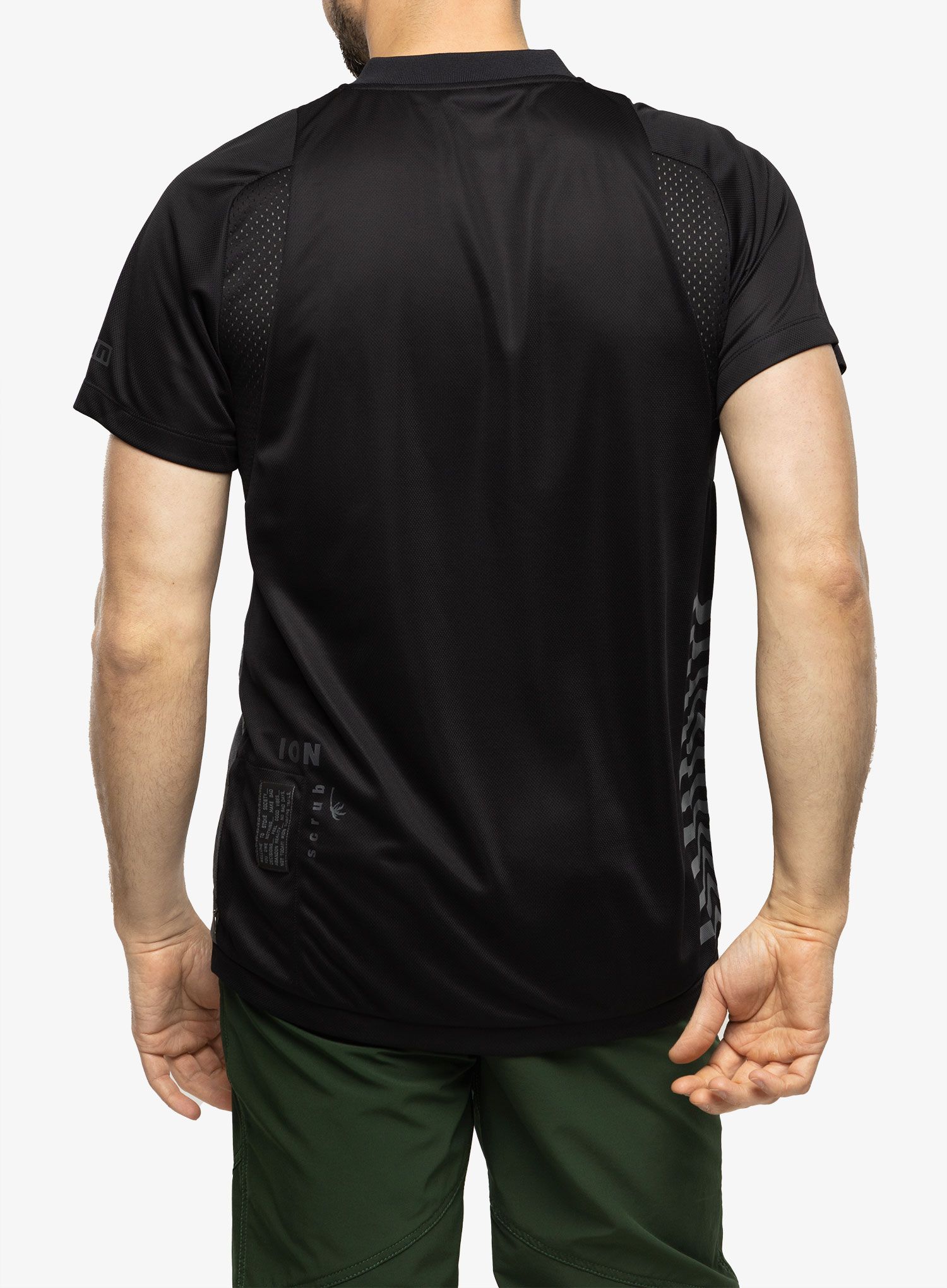 Tričko na kolo ION SS Scrub AMP - black