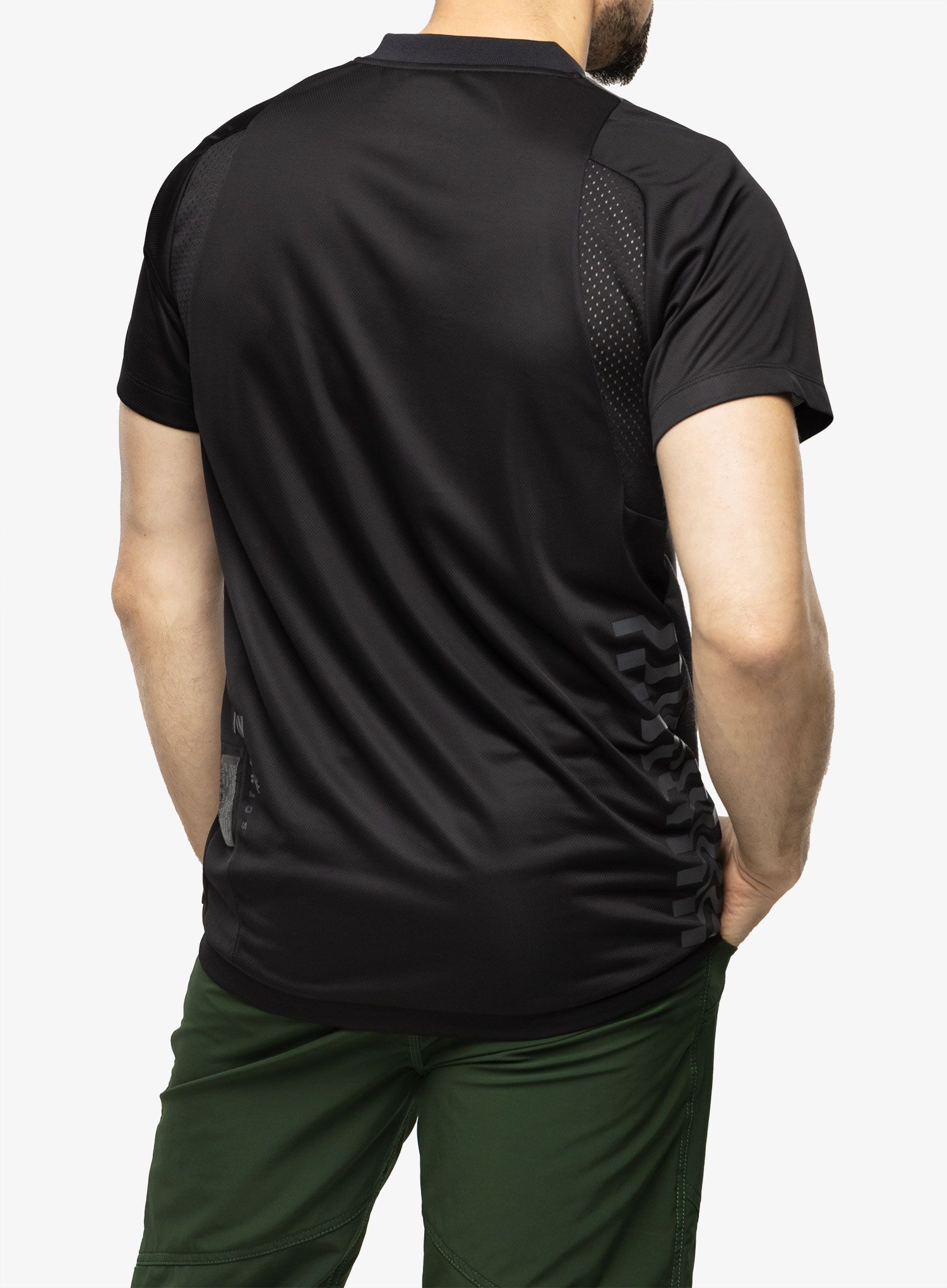 Tričko na kolo ION SS Scrub AMP - black