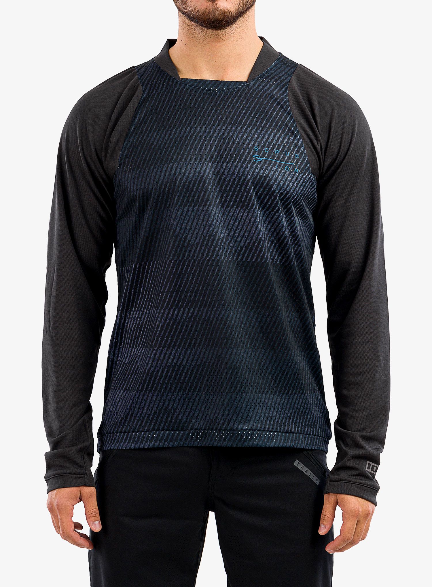 Tričko s dlouhým rukávem ION Scrub L/S - black