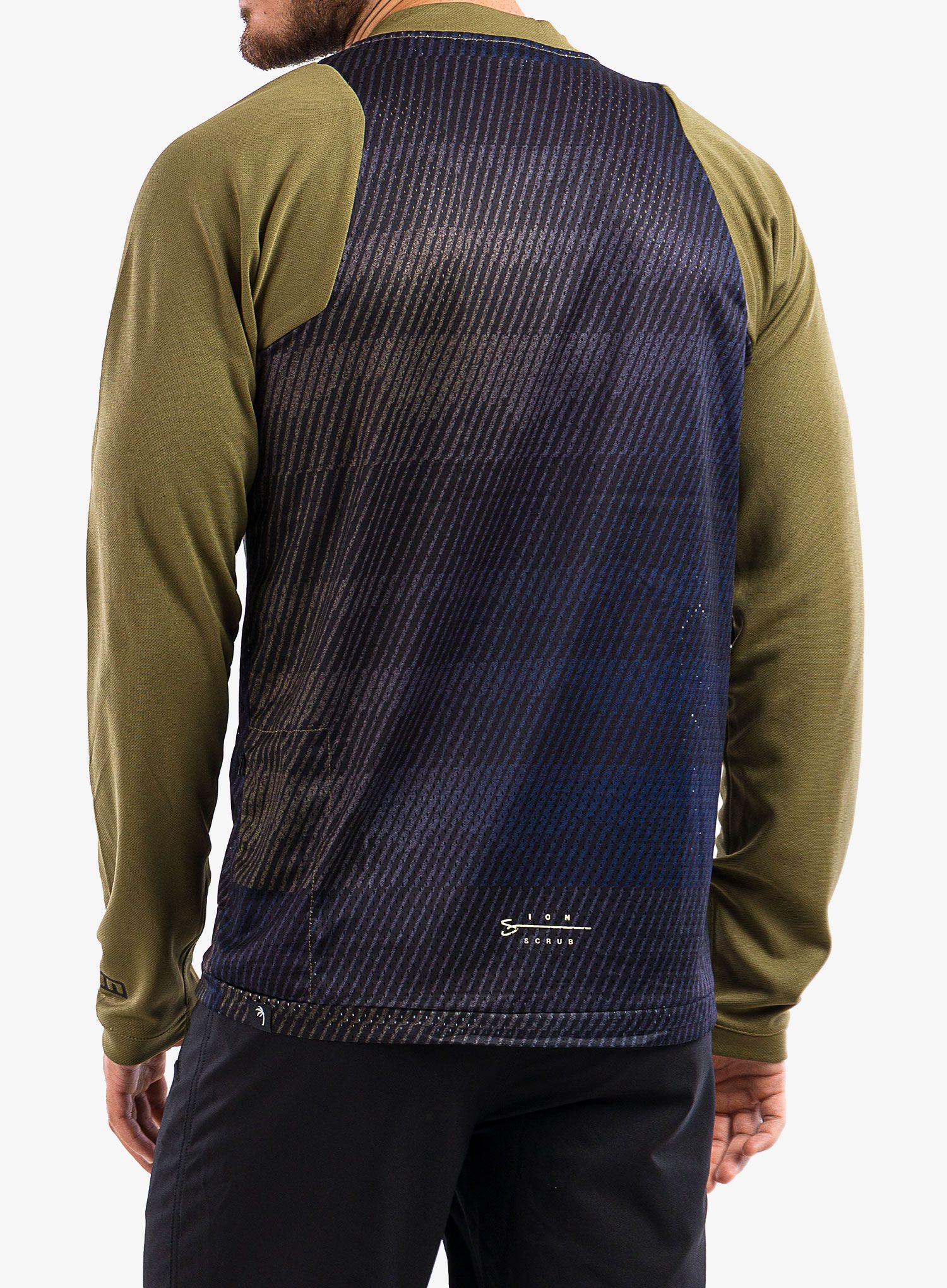 Tričko s dlouhým rukávem ION Scrub L/S - dark mud