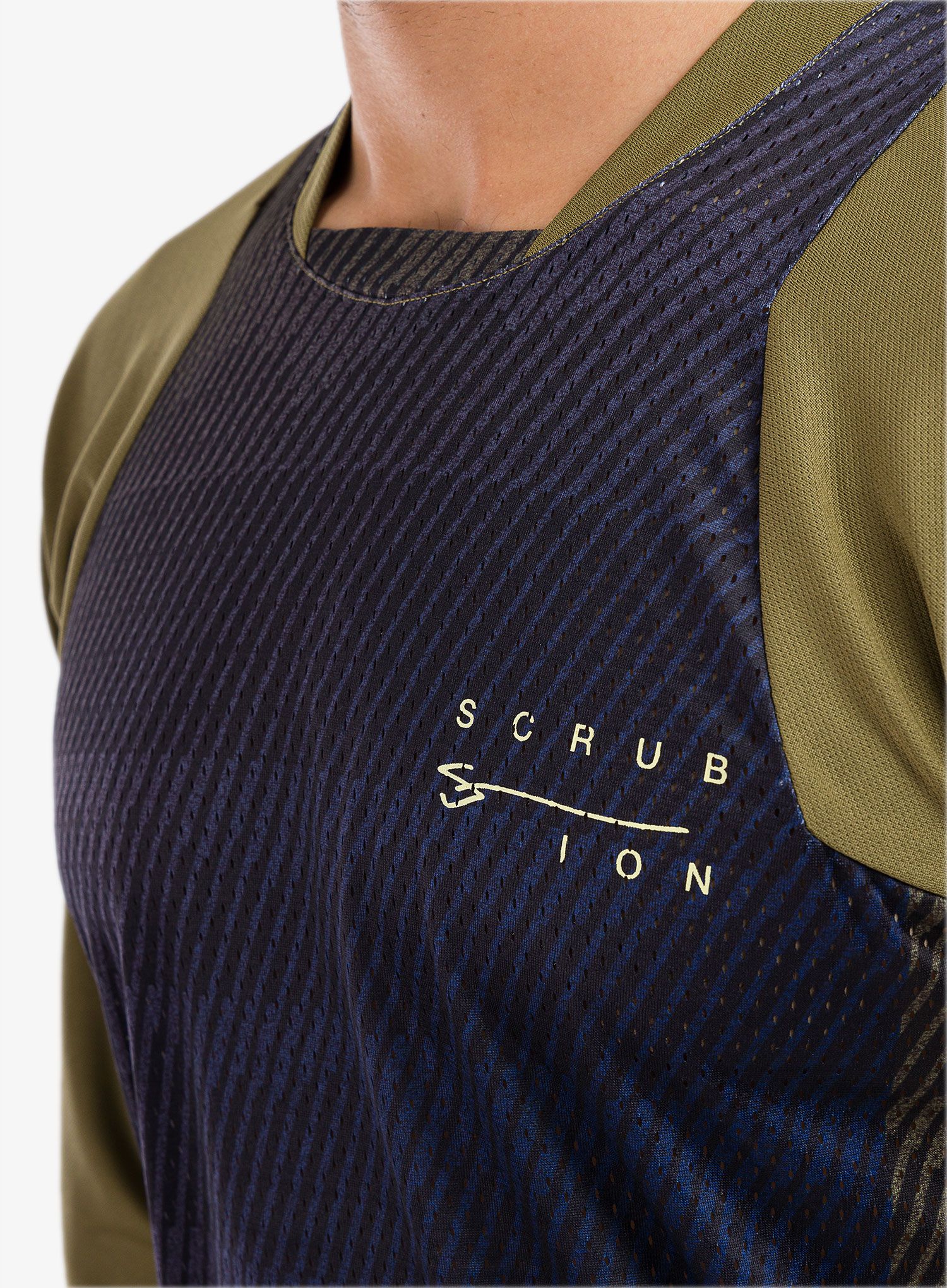 Tričko s dlouhým rukávem ION Scrub L/S - dark mud