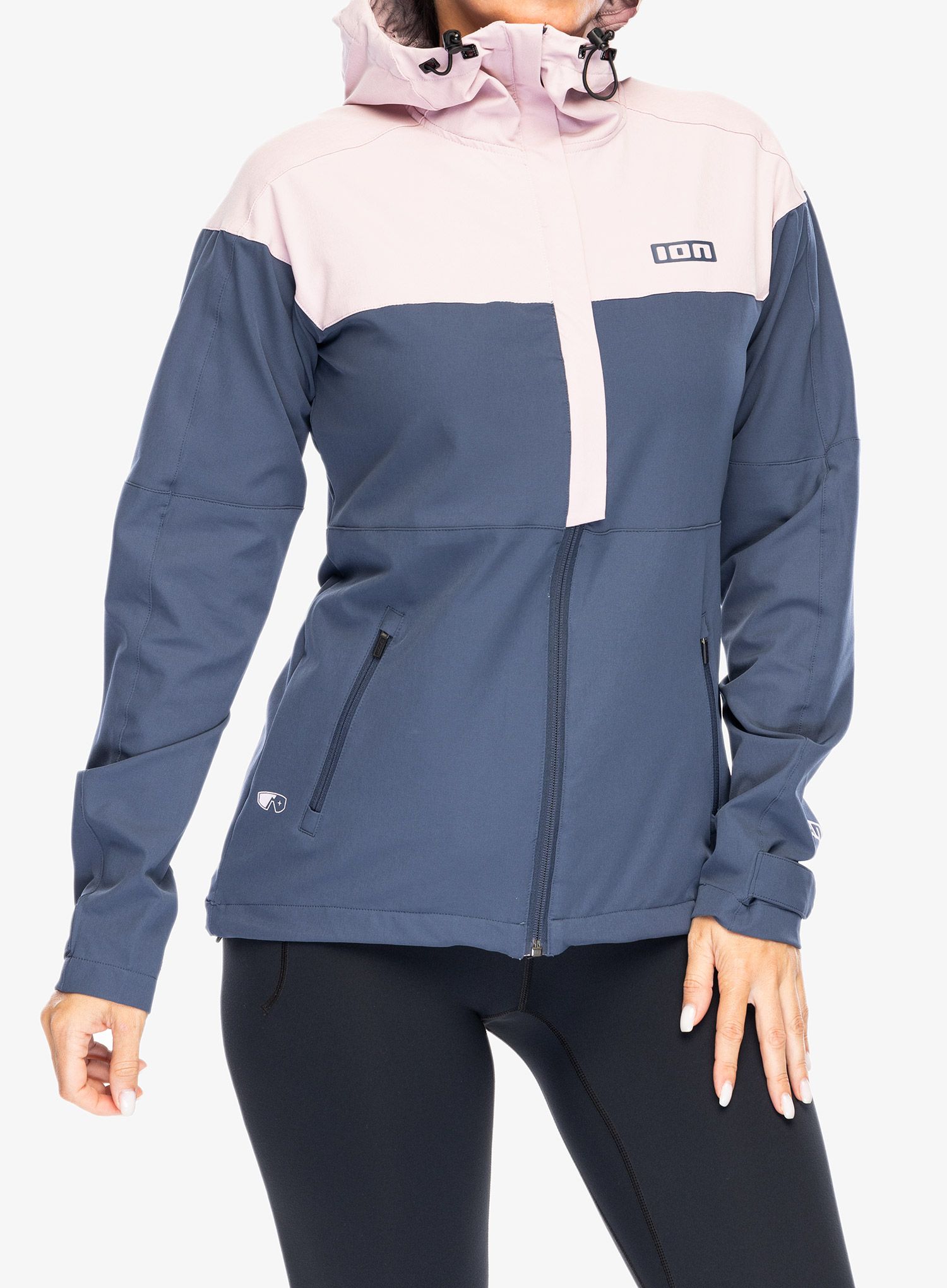 Dámská bunda na kolo ION Shelter 4W Softshell Jacket - indigo dawn
