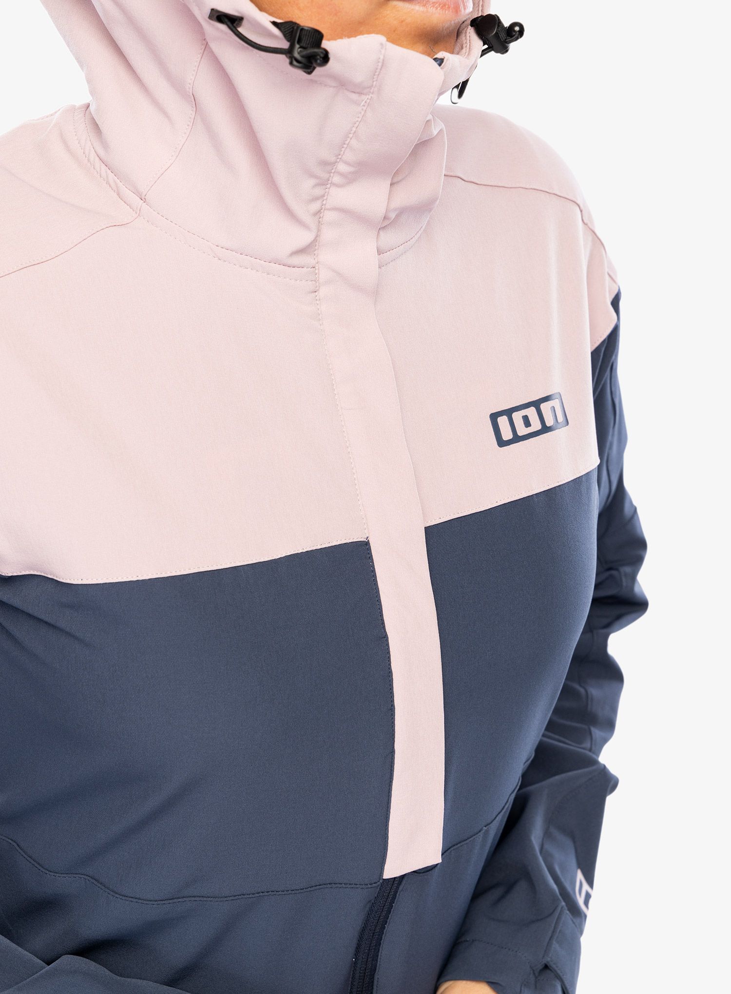 Dámská bunda na kolo ION Shelter 4W Softshell Jacket - indigo dawn