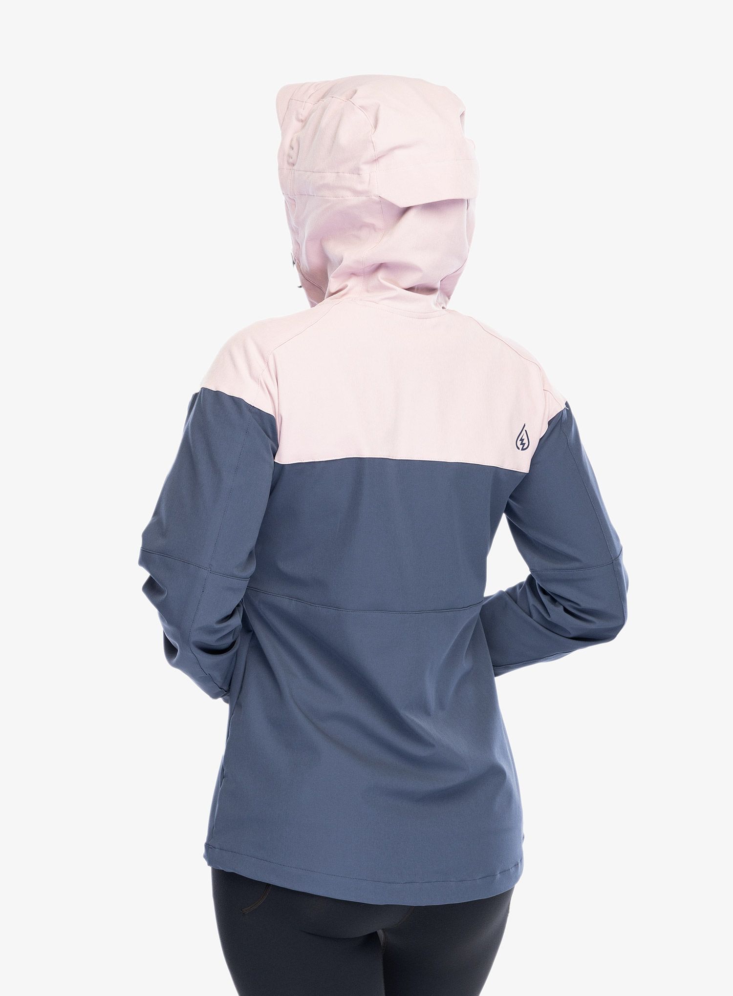 Dámská bunda na kolo ION Shelter 4W Softshell Jacket - indigo dawn