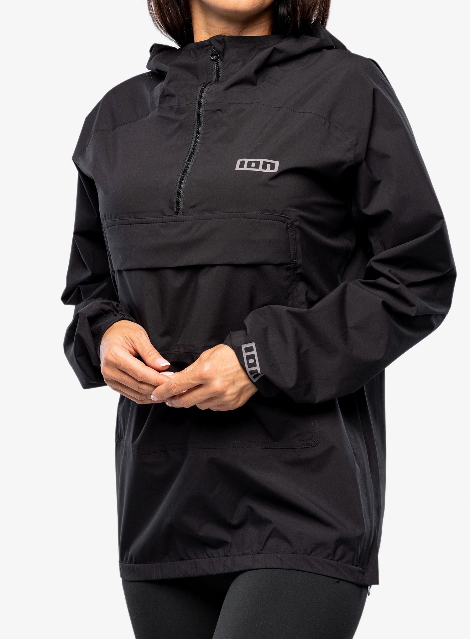 Cyklistická bunda ION Shelter Anorak - black 