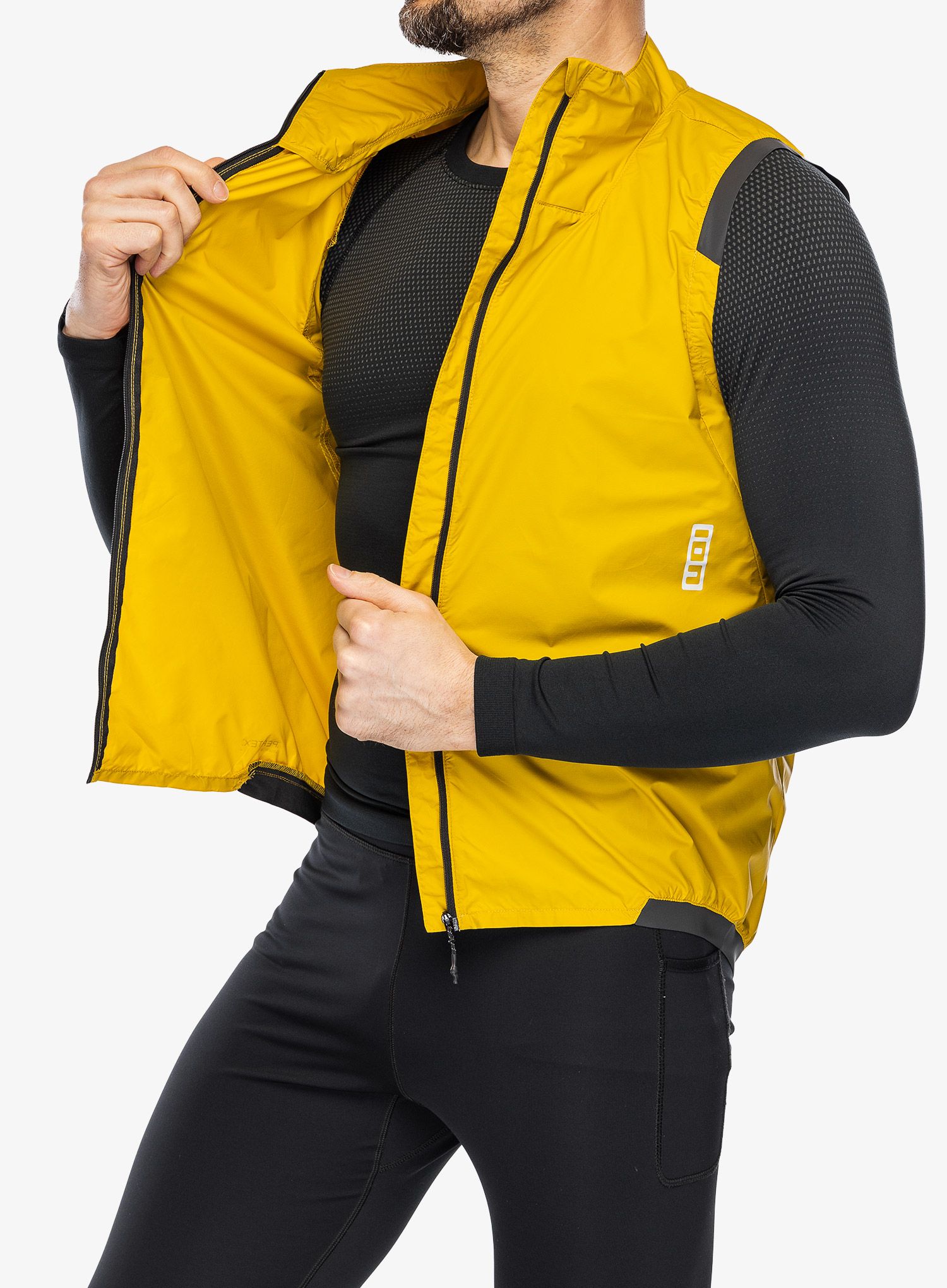 Cyklo vesta ION Shelter Lite Vest - dark/amber