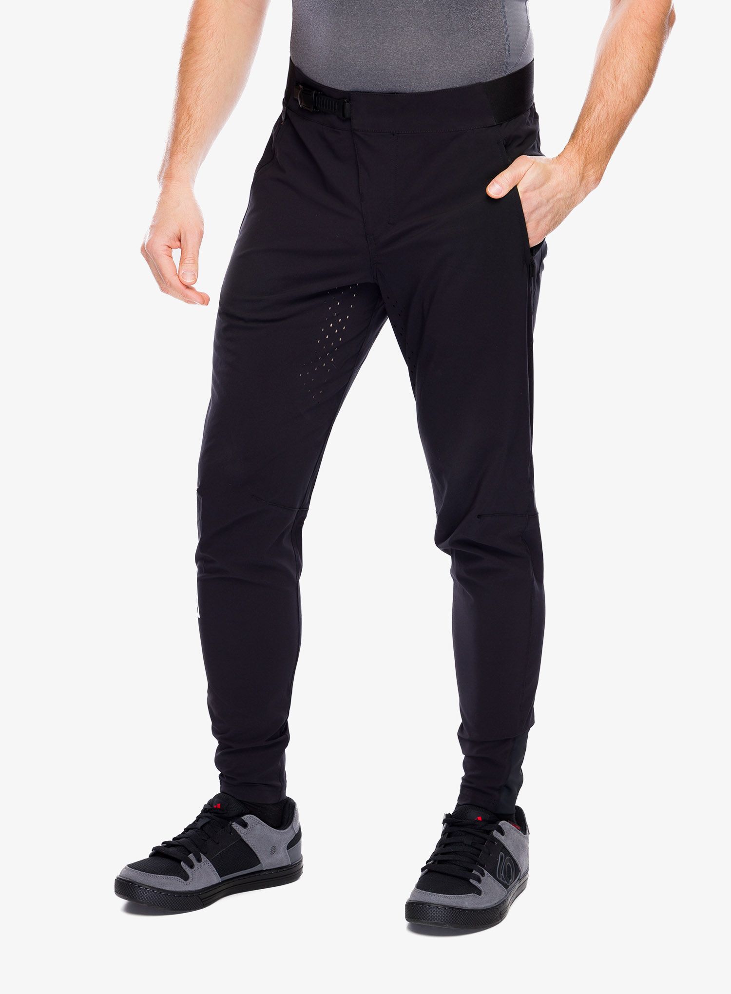 Cyklistické kalhoty ION Tech Logo Pants - black