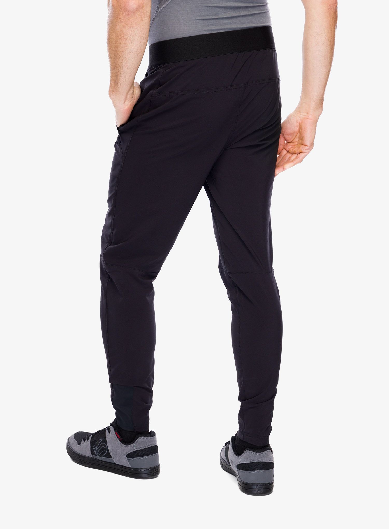 Cyklistické kalhoty ION Tech Logo Pants - black