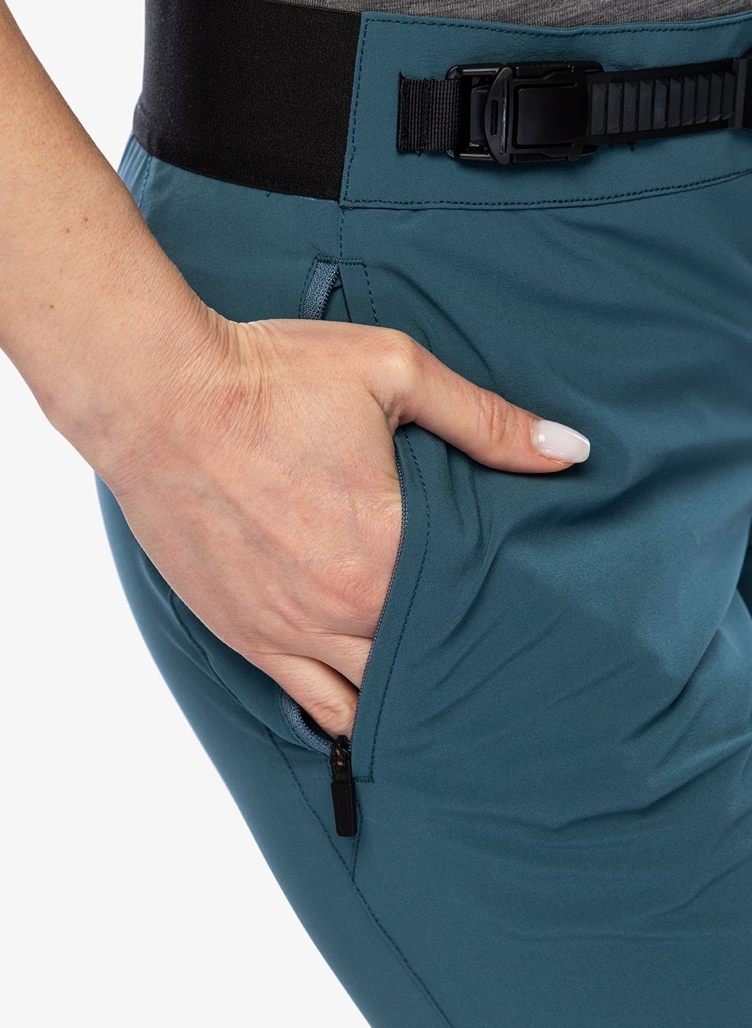 Dámské cyklistické kalhoty ION Tech Logo Pants - cosmic/blue