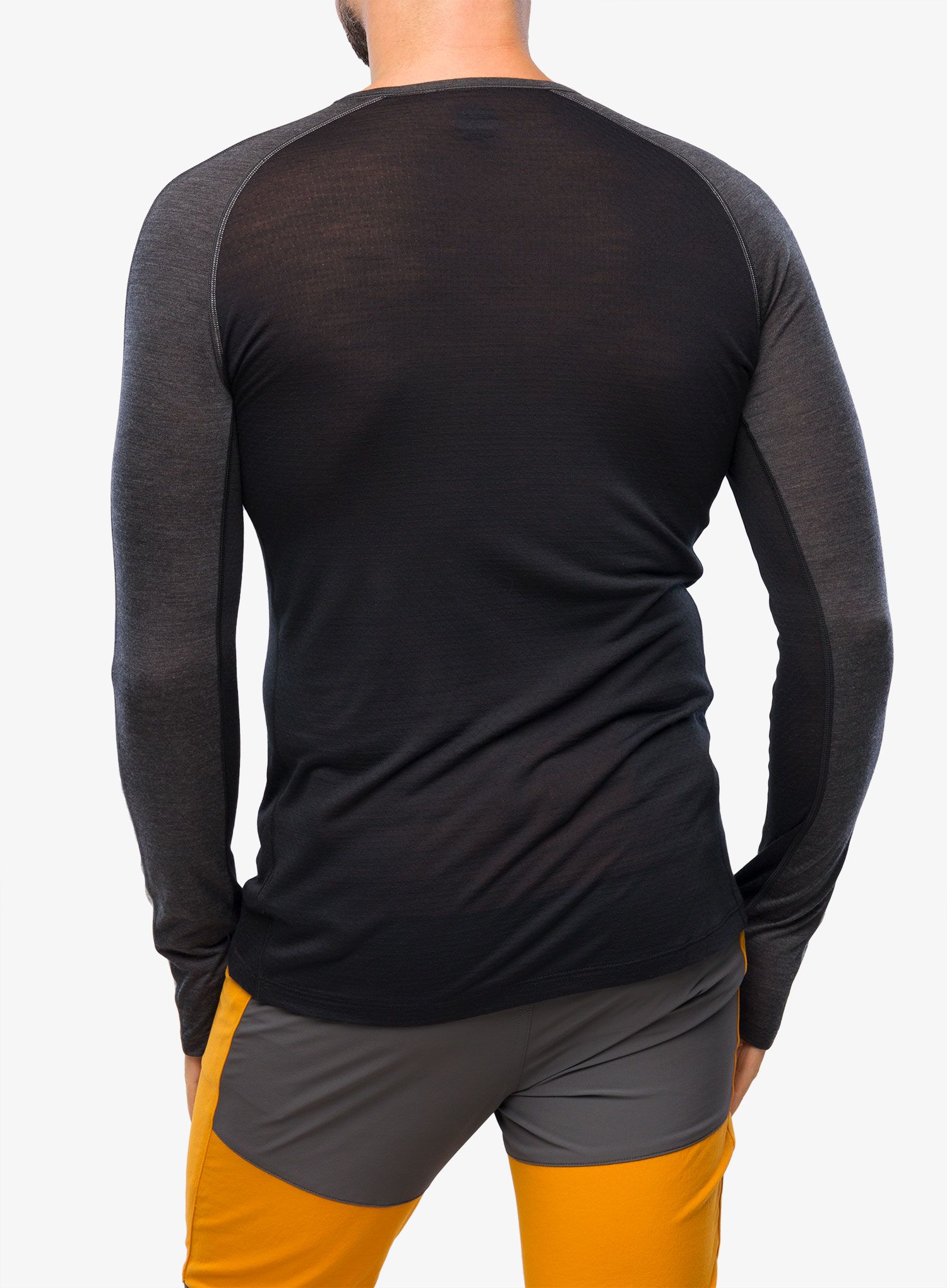 Funkční mikina Icebreaker 125 ZoneKnit LS Crewe - jet/black