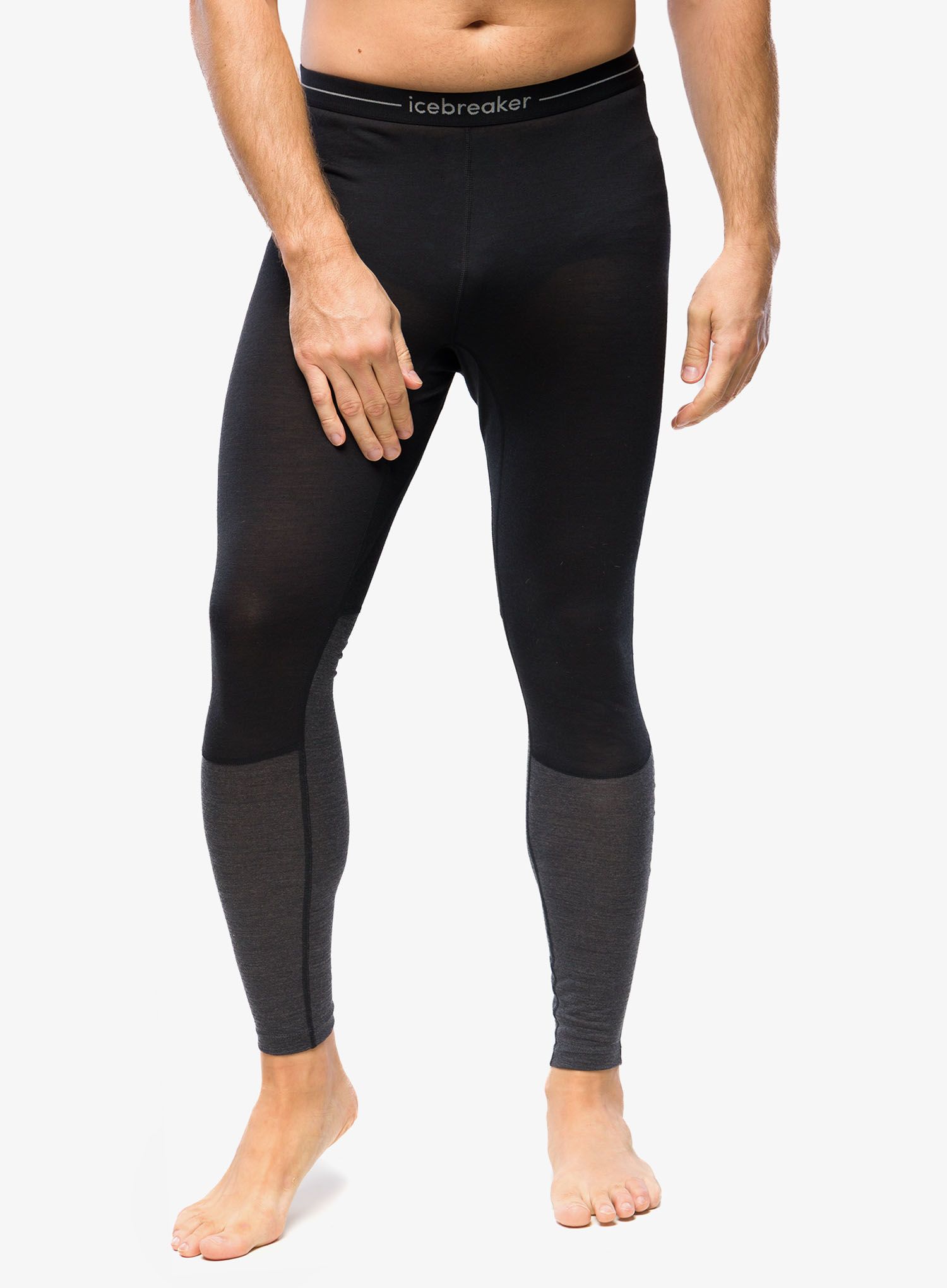 Termolegíny Icebreaker 125 ZoneKnit Leggings - black/jet
