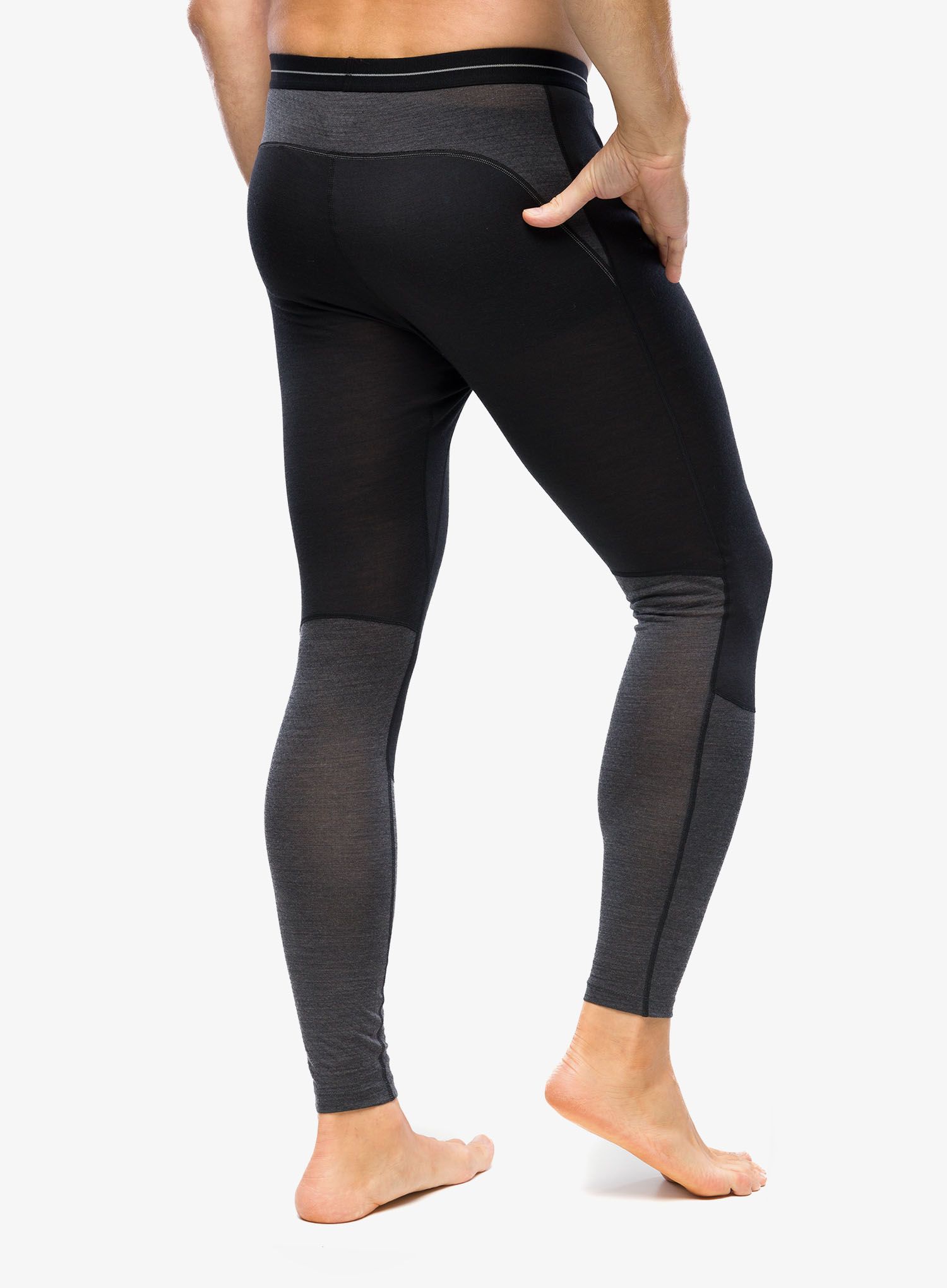 Termolegíny Icebreaker 125 ZoneKnit Leggings - black/jet