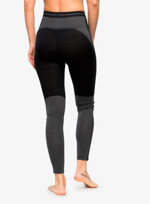 Termolegíny dámské Icebreaker 125 ZoneKnit Leggings - black/jet