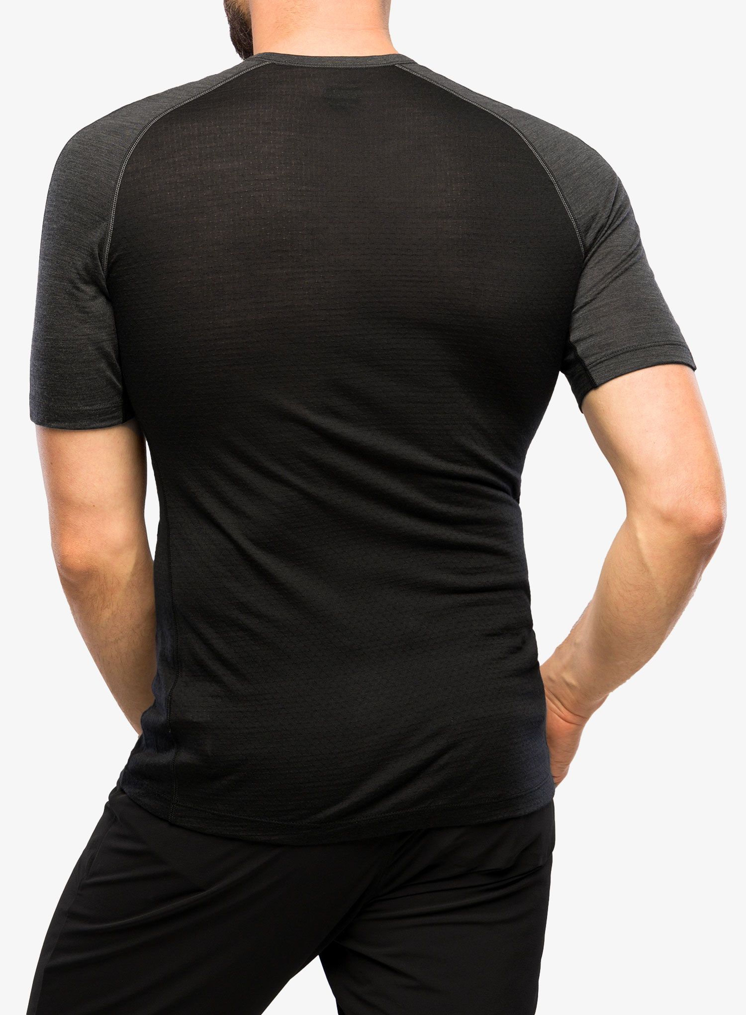 Termotriko Icebreaker 125 ZoneKnit SS Crewe - jet/black