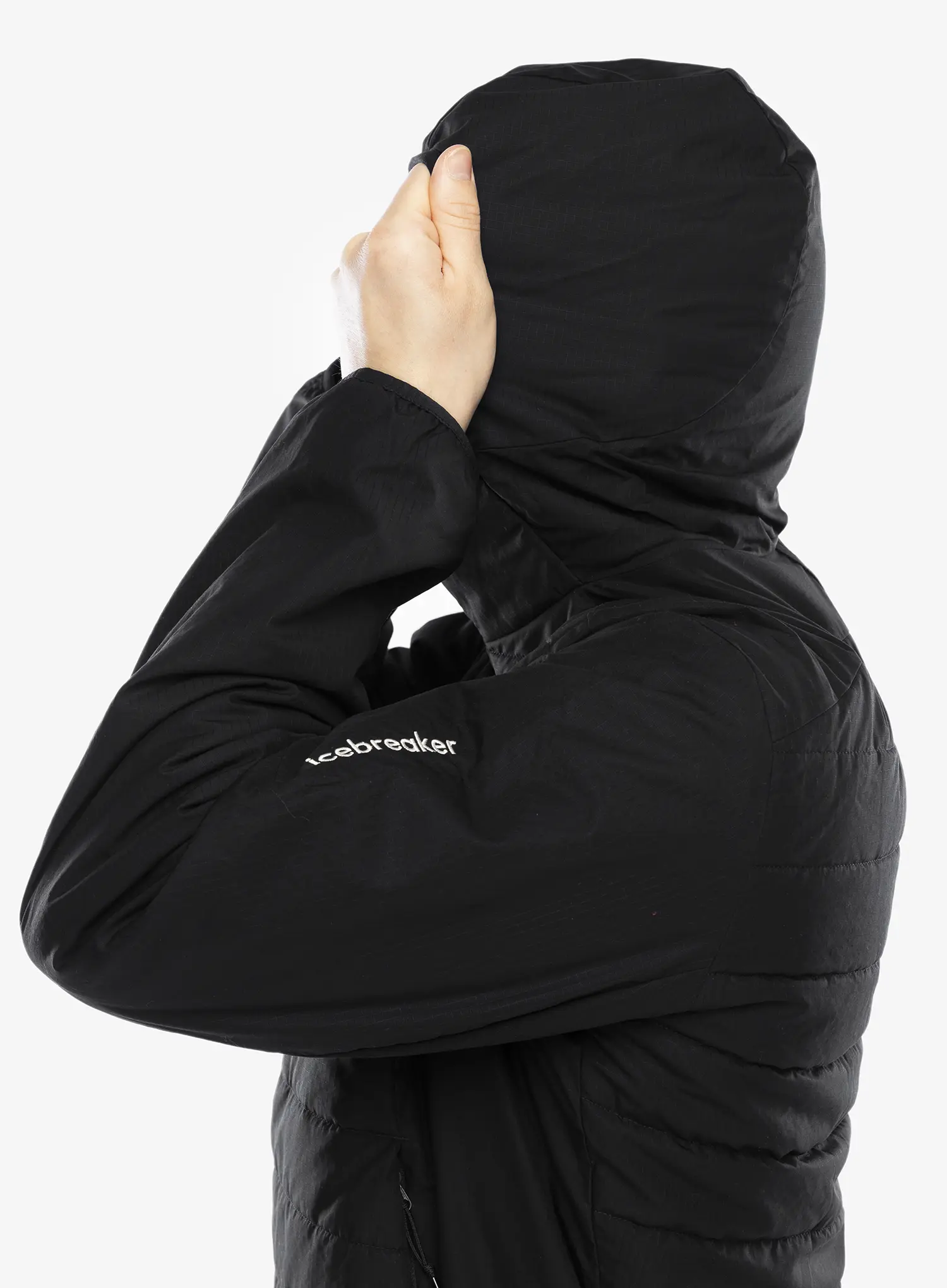 Zateplená bunda Icebreaker 1360 Merino Loft Jacket - black