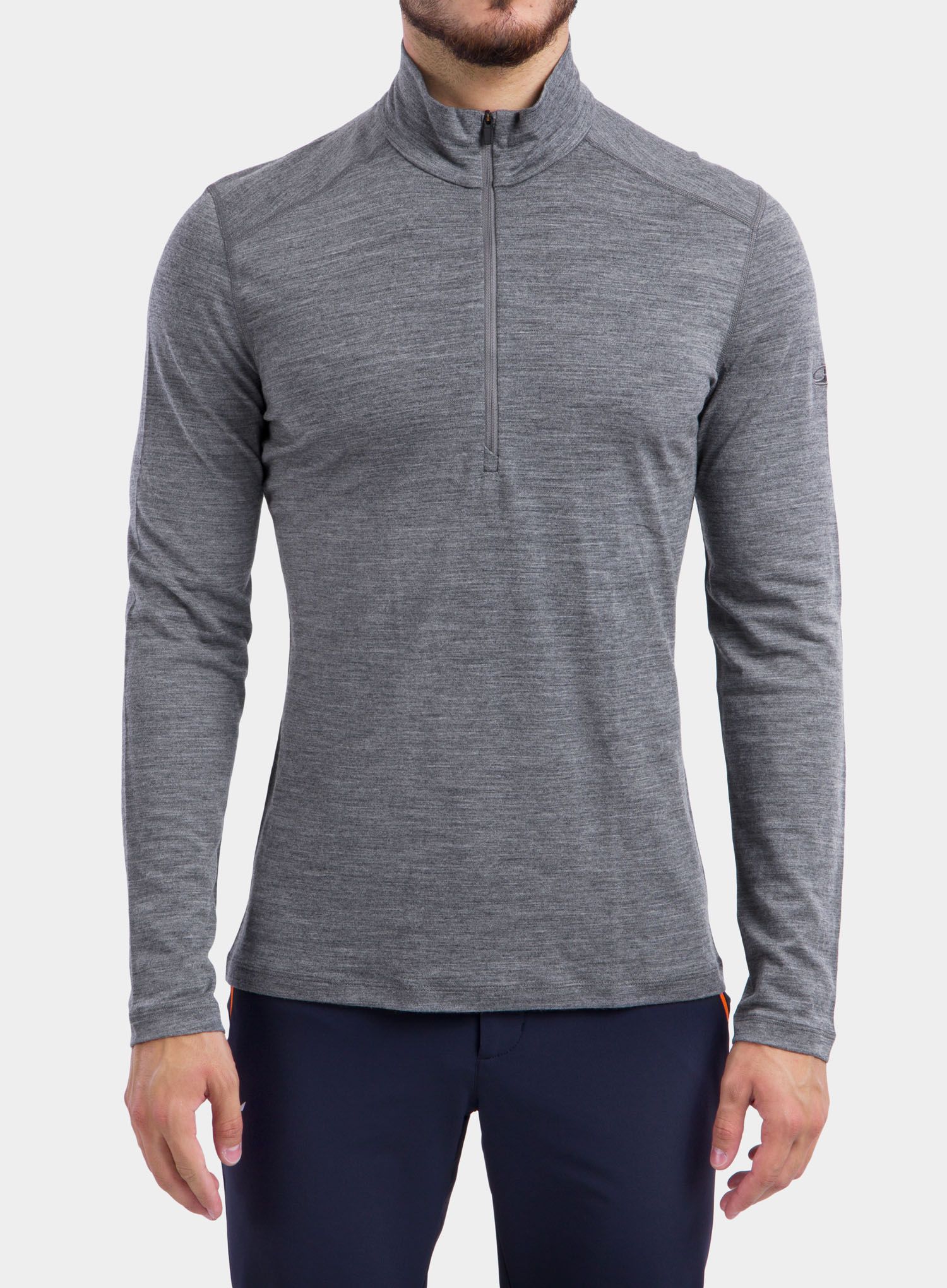 Termální mikina Icebreaker 200 Oasis L/S Half Zip - stone