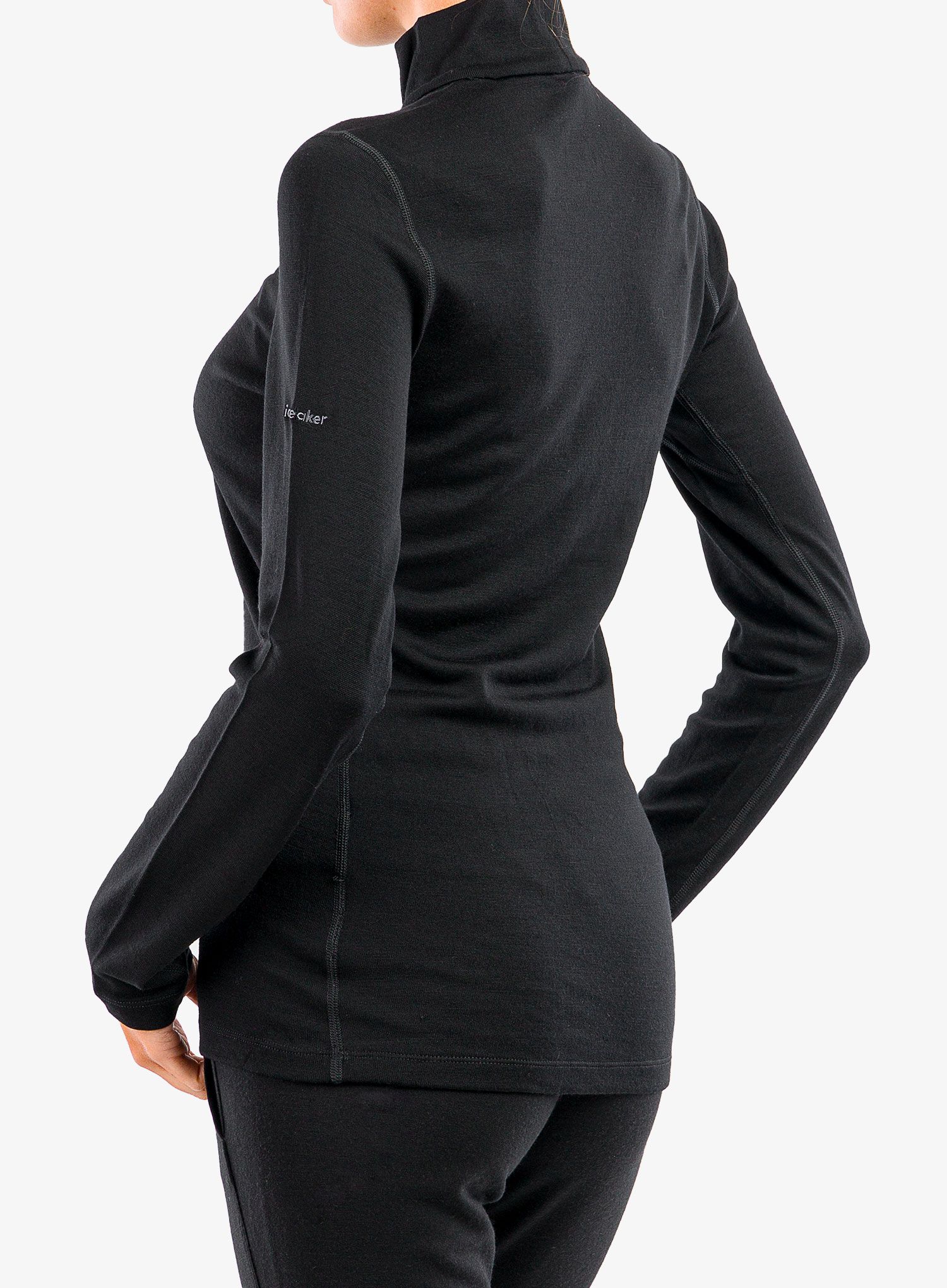 Dámská mikina Icebreaker 260 Tech LS Turtleneck - black
