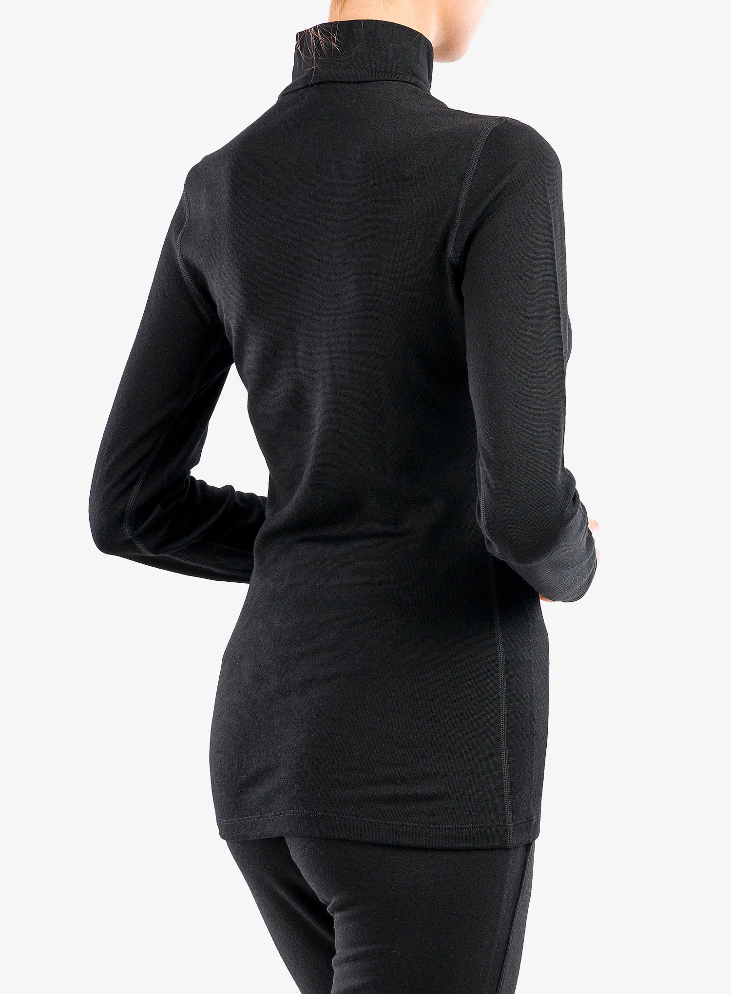 Dámská mikina Icebreaker 260 Tech LS Turtleneck - black