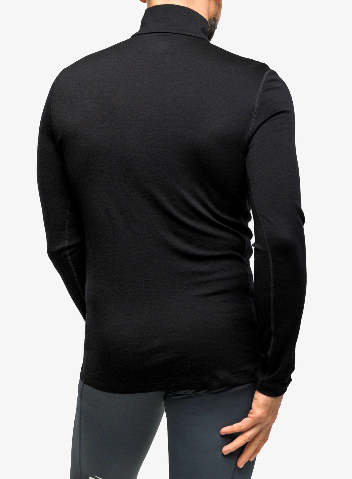 Termální mikina Icebreaker 260 Tech L/S Half Zip - black