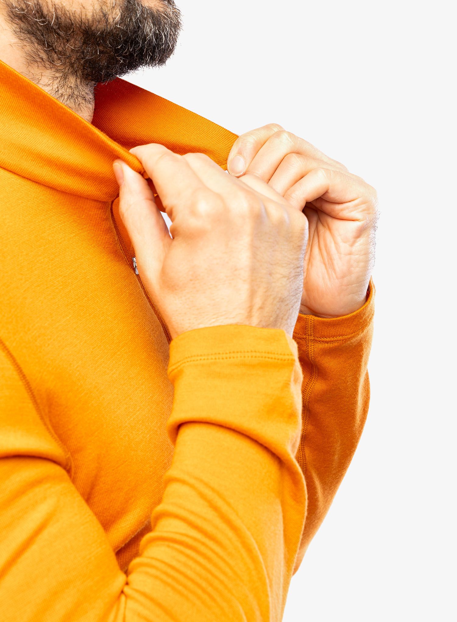 Funkční mikina Icebreaker 260 Tech L/S Half Zip - earth