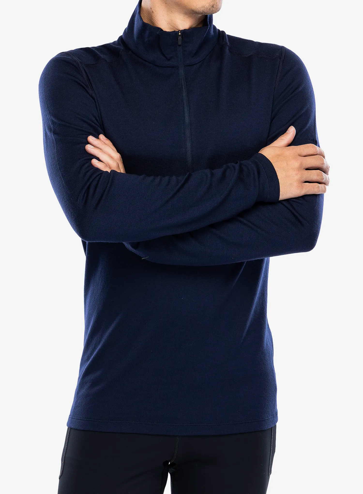 Funkční mikina Icebreaker 260 Tech L/S Half Zip - midnight navy