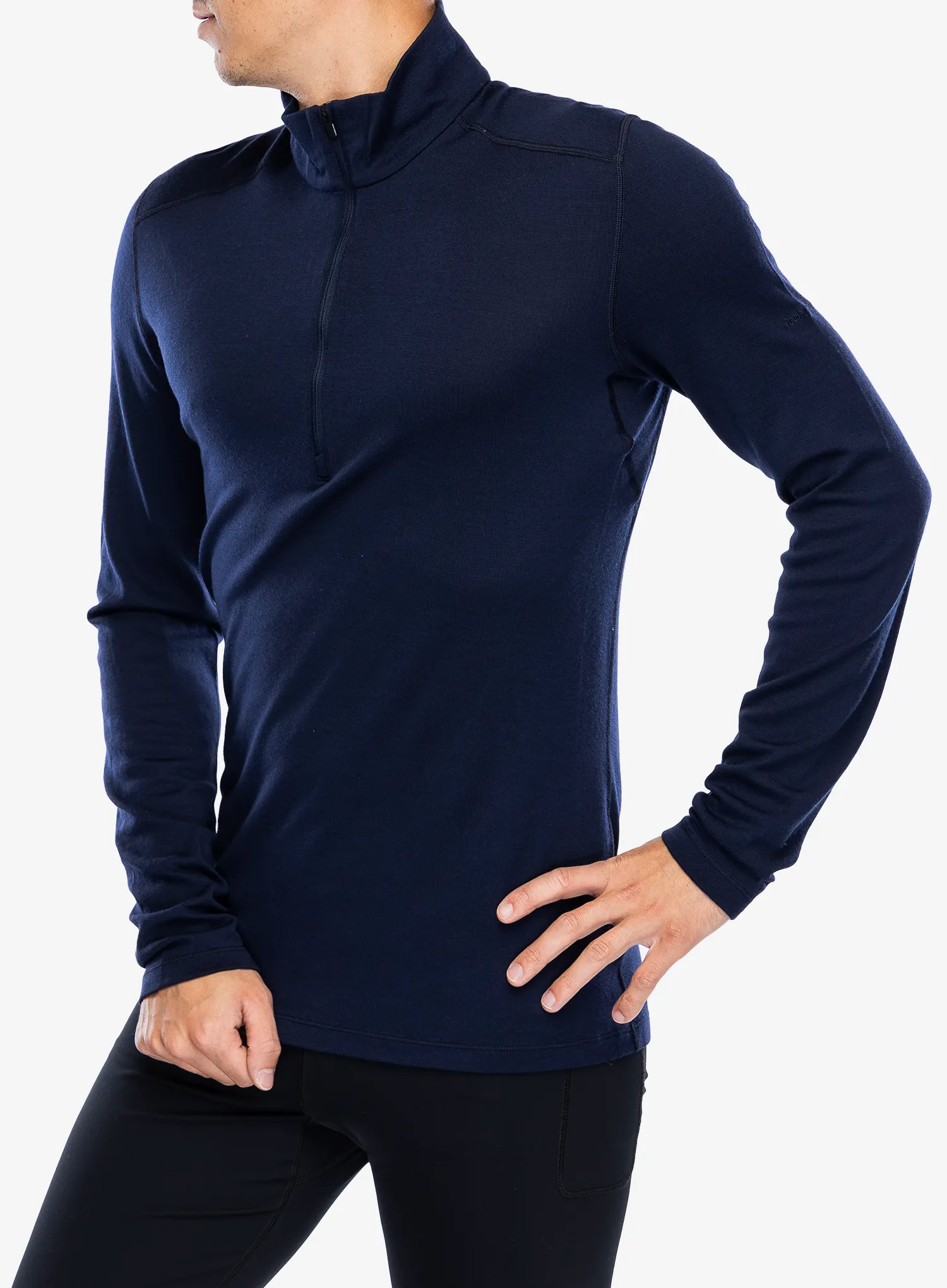 Funkční mikina Icebreaker 260 Tech L/S Half Zip - midnight navy