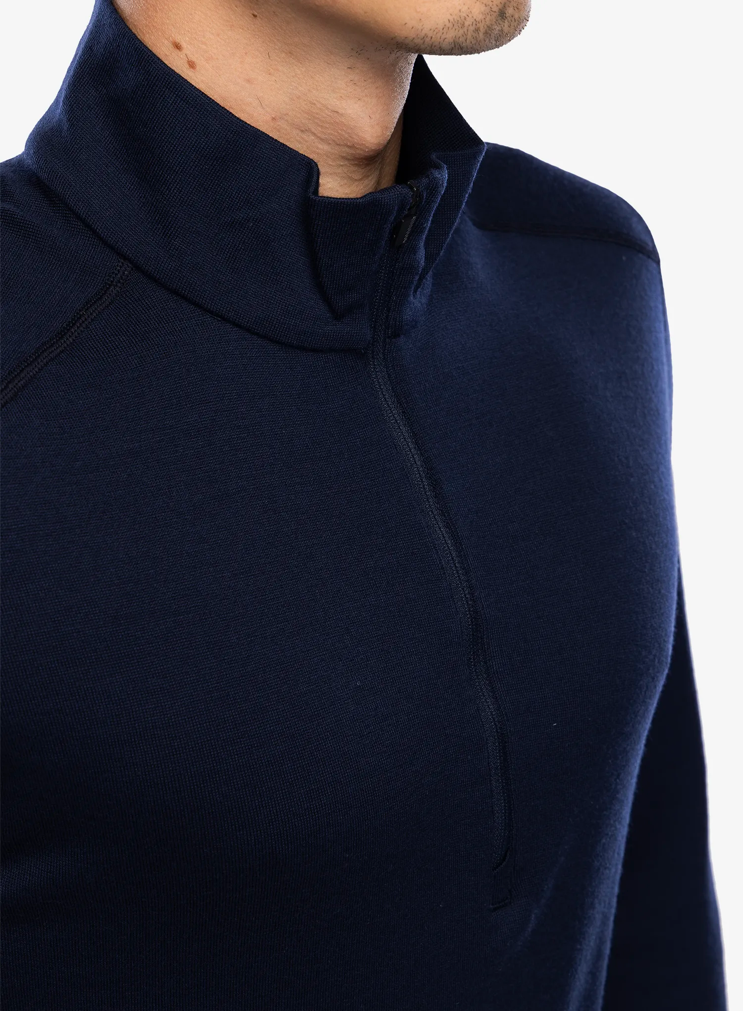Funkční mikina Icebreaker 260 Tech L/S Half Zip - midnight navy