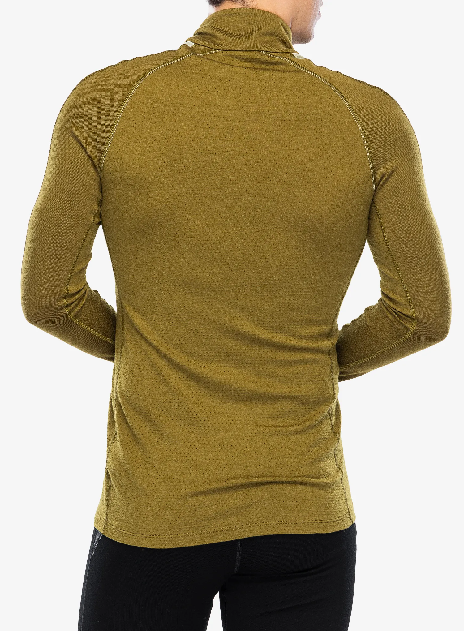 Funkční mikina Icebreaker 260 ZoneKnit LS Half Zip - algae/ashen/cb