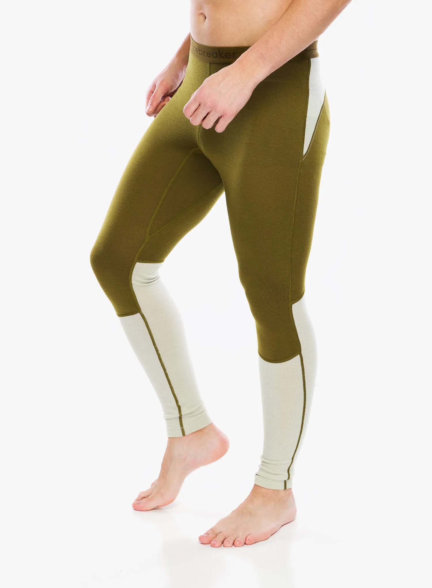 Termolegíny Icebreaker 260 ZoneKnit Leggings - algae/ashen/cb