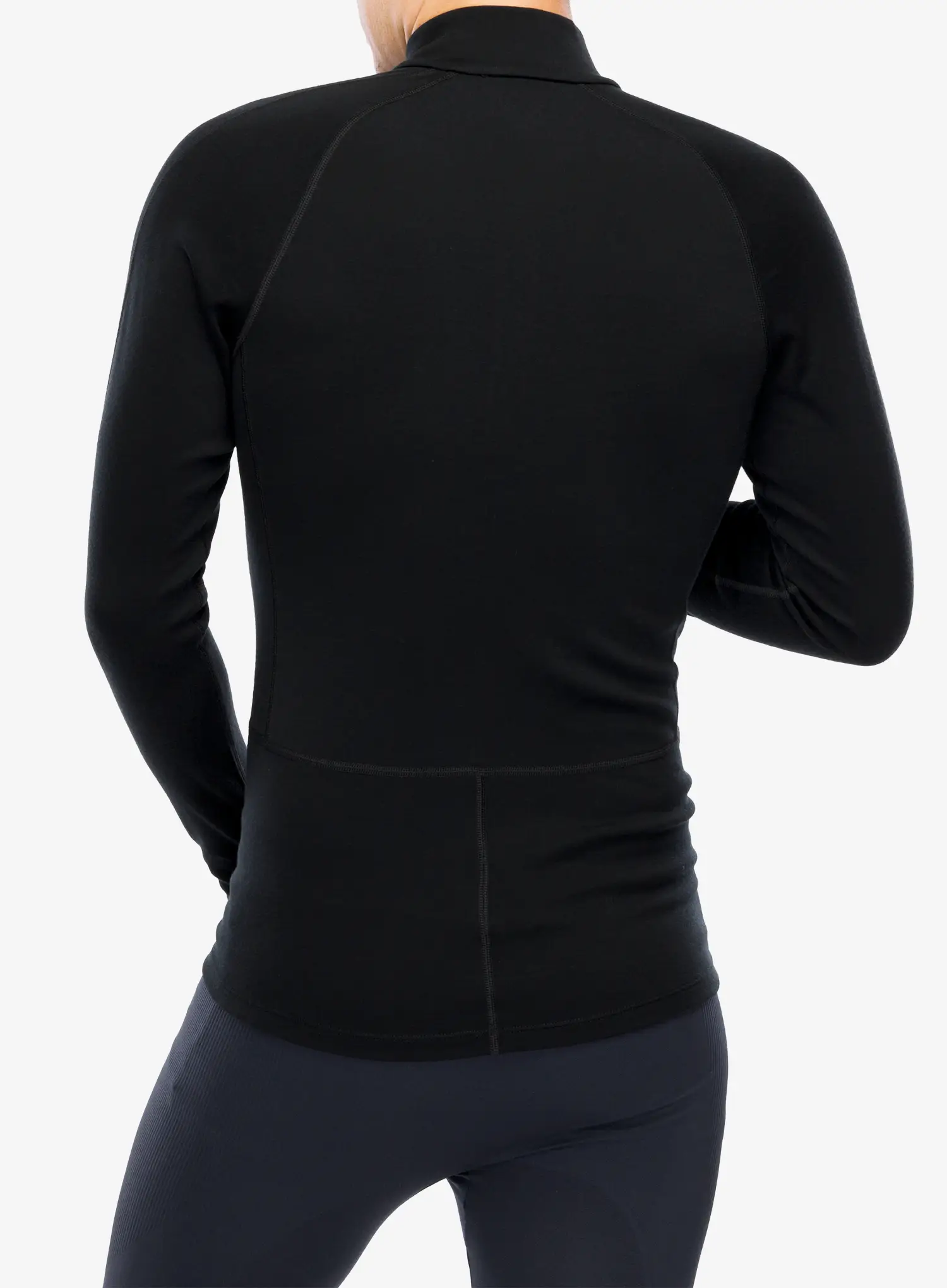 Funkční mikina Icebreaker 300 MerinoFine Polar LS Half Zip - black