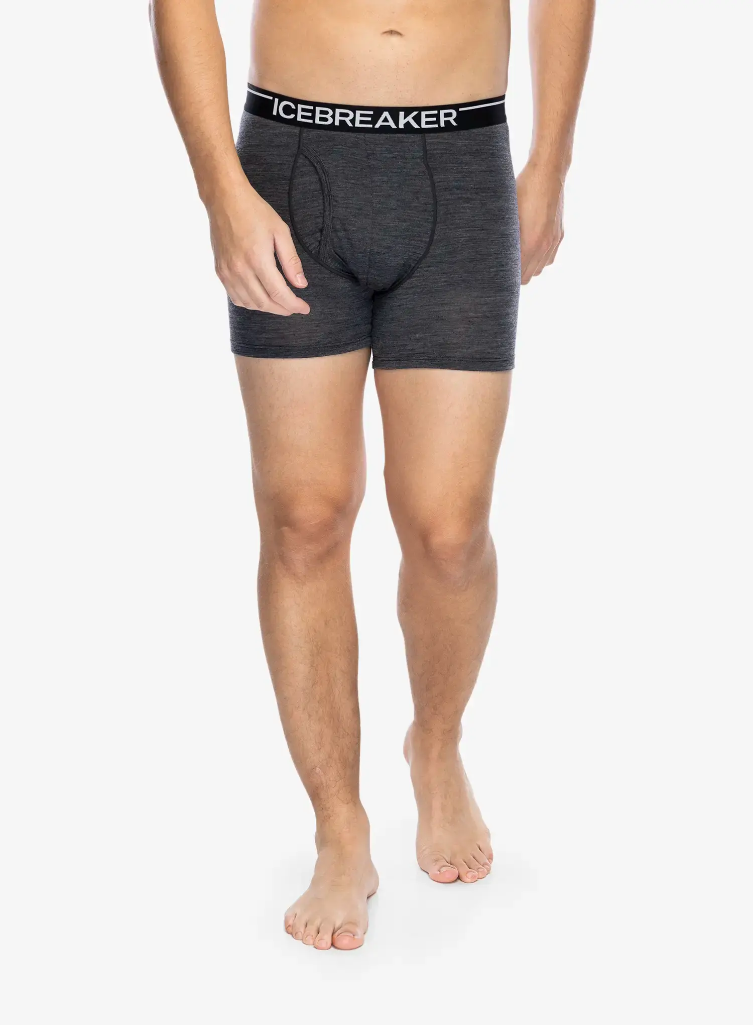 Pánské termoaktivní boxerky Icebreaker Anatomica Boxers wFly - jet