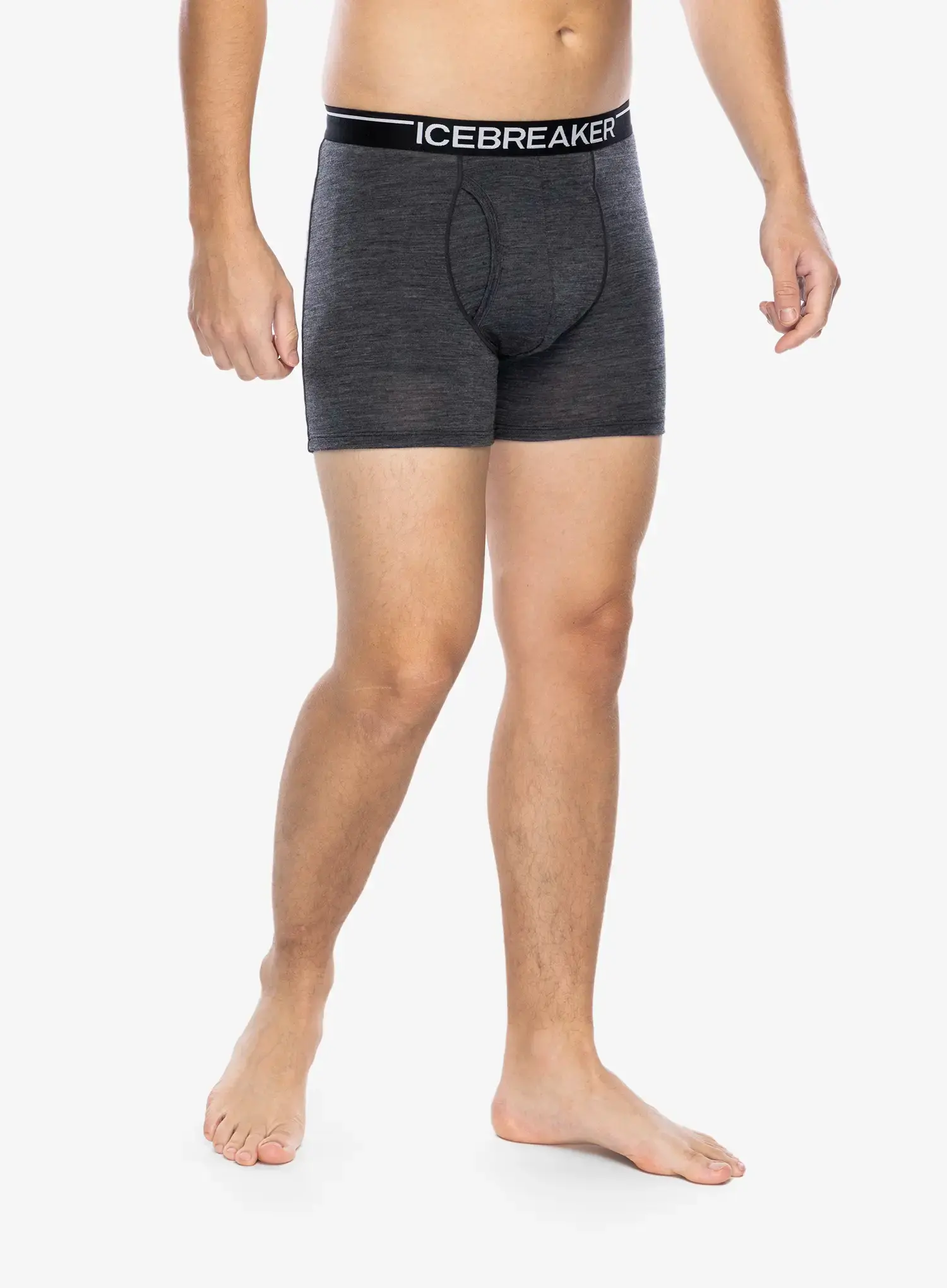 Pánské termoaktivní boxerky Icebreaker Anatomica Boxers wFly - jet