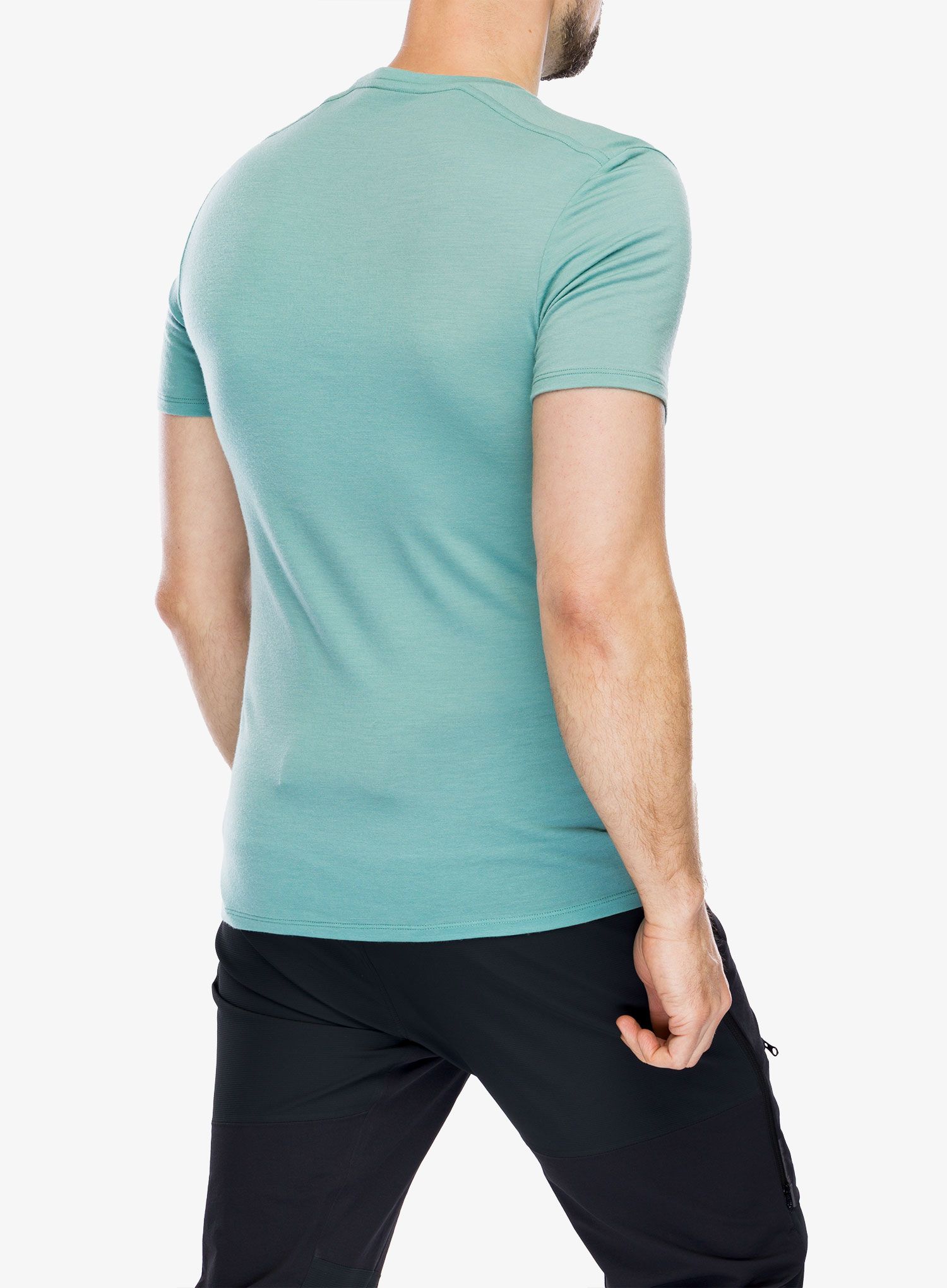 Termotriko Icebreaker Anatomica S/S Crewe - cloud ray