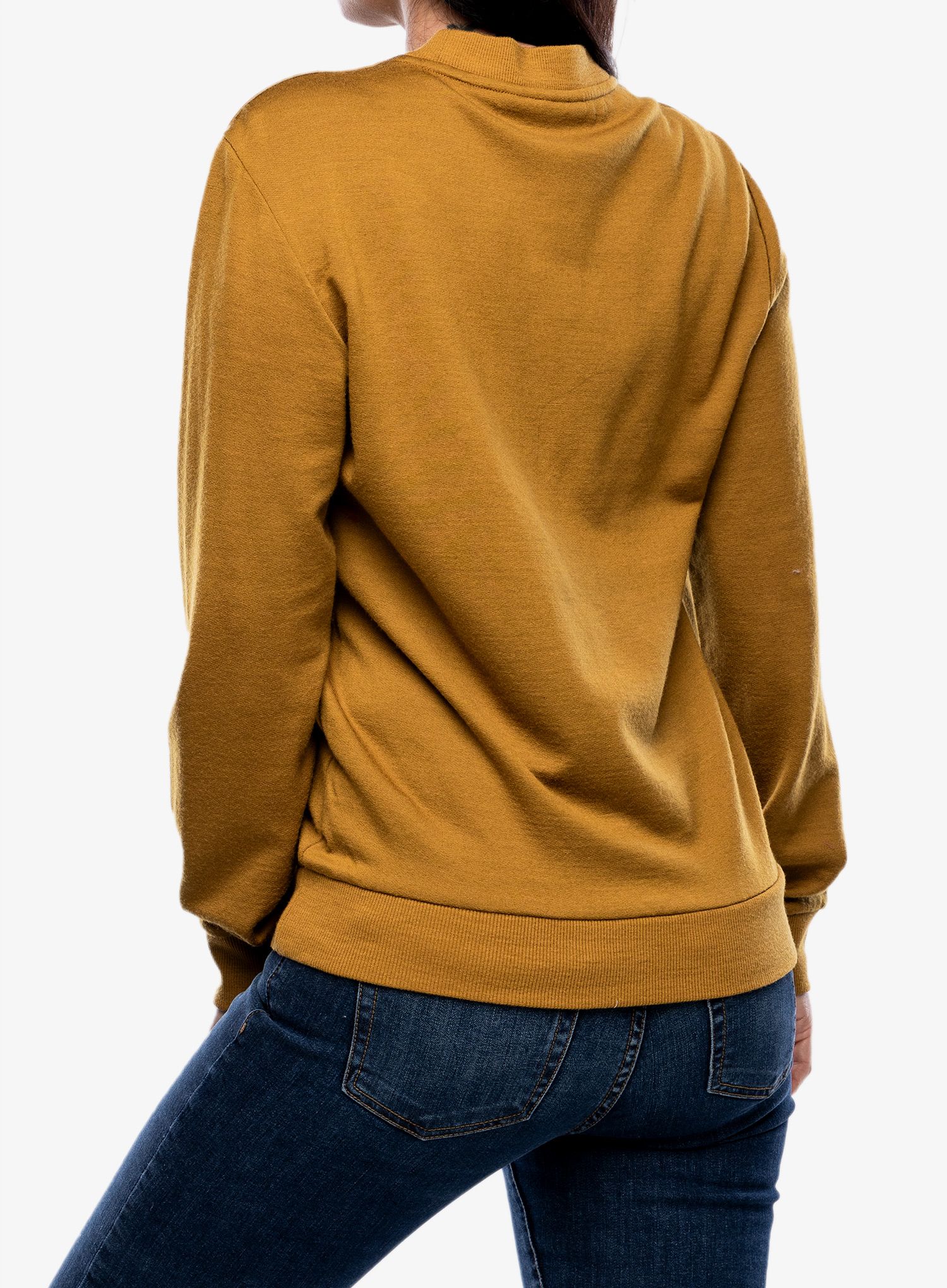Dámská mikina bez kapuce Icebreaker Crush LS Sweatshirt - clove