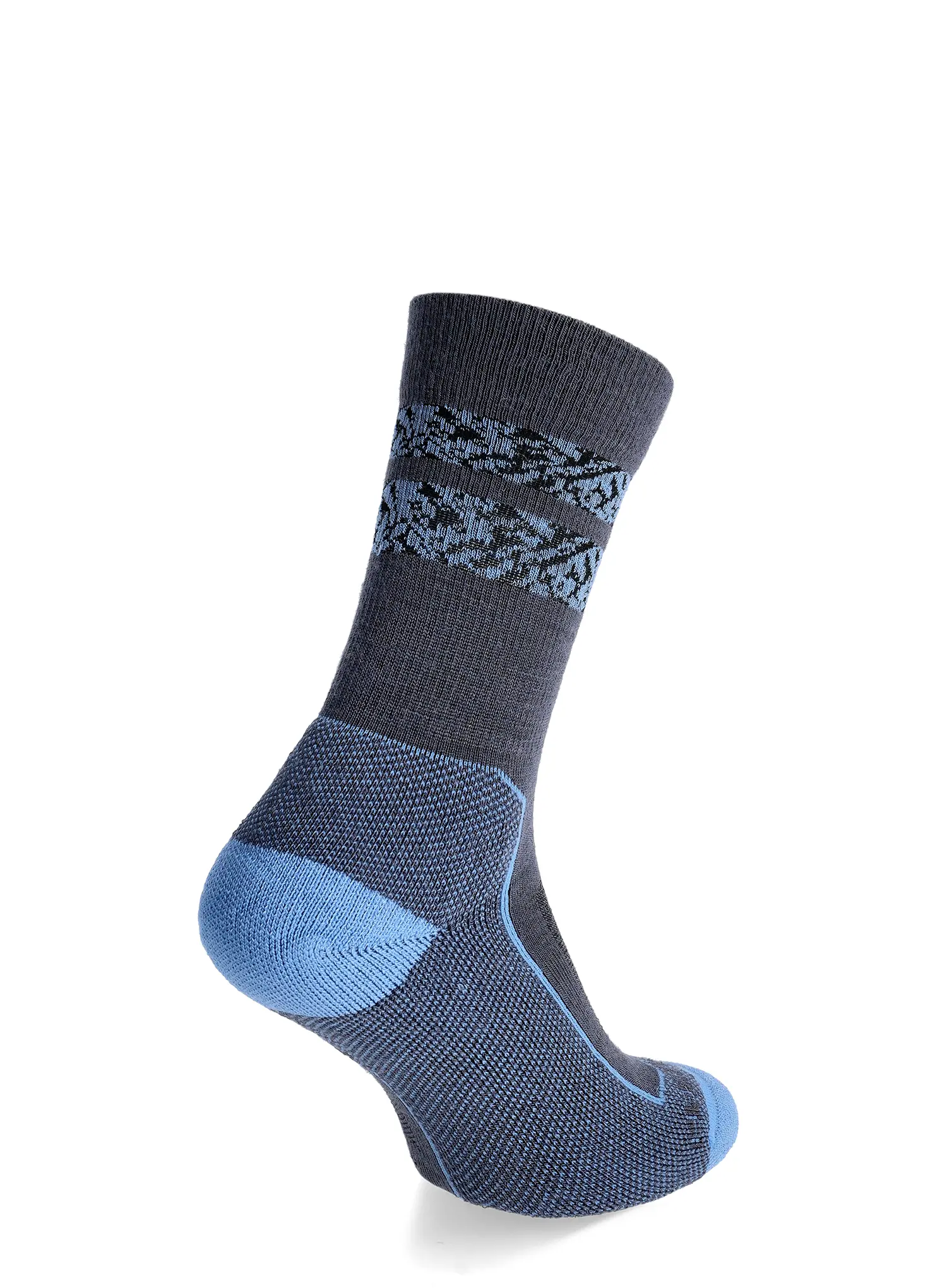 Merino ponožky dámské Icebreaker Hike+ Light Crew Natural Summit - graphite/baja/black