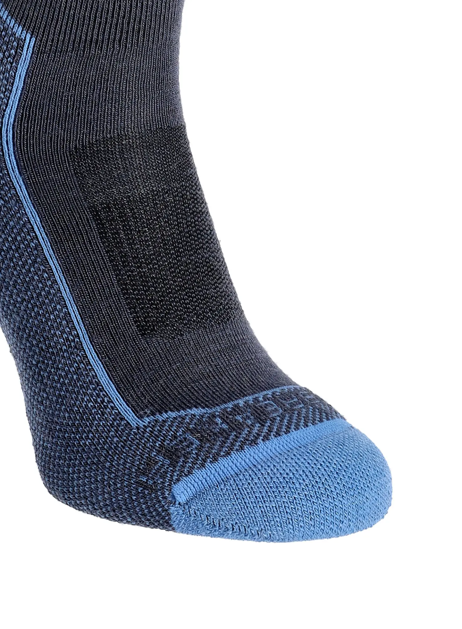 Merino ponožky dámské Icebreaker Hike+ Light Crew Natural Summit - graphite/baja/black