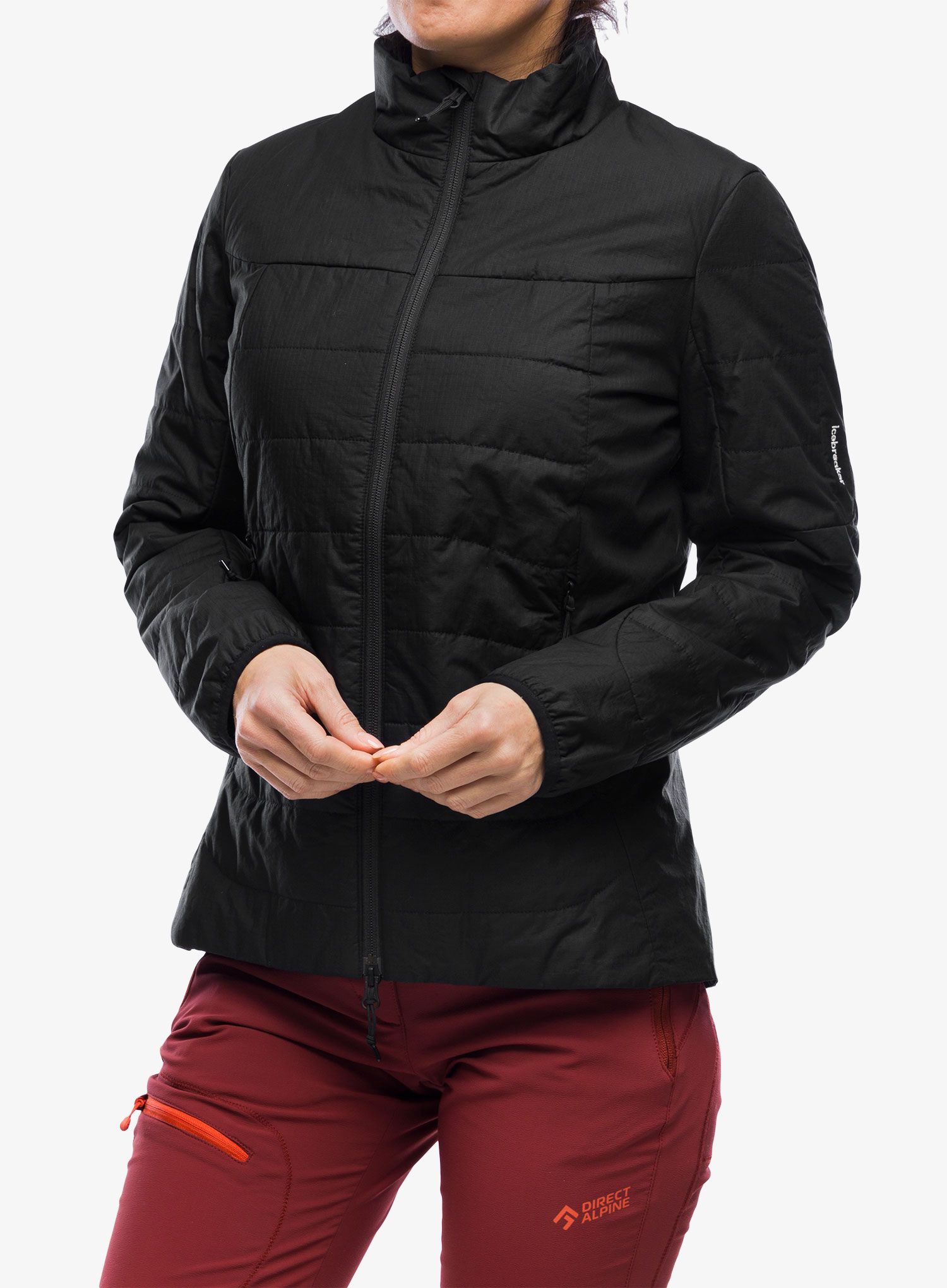 Dámská bunda Icebreaker MerinoLOFT Jacket - black