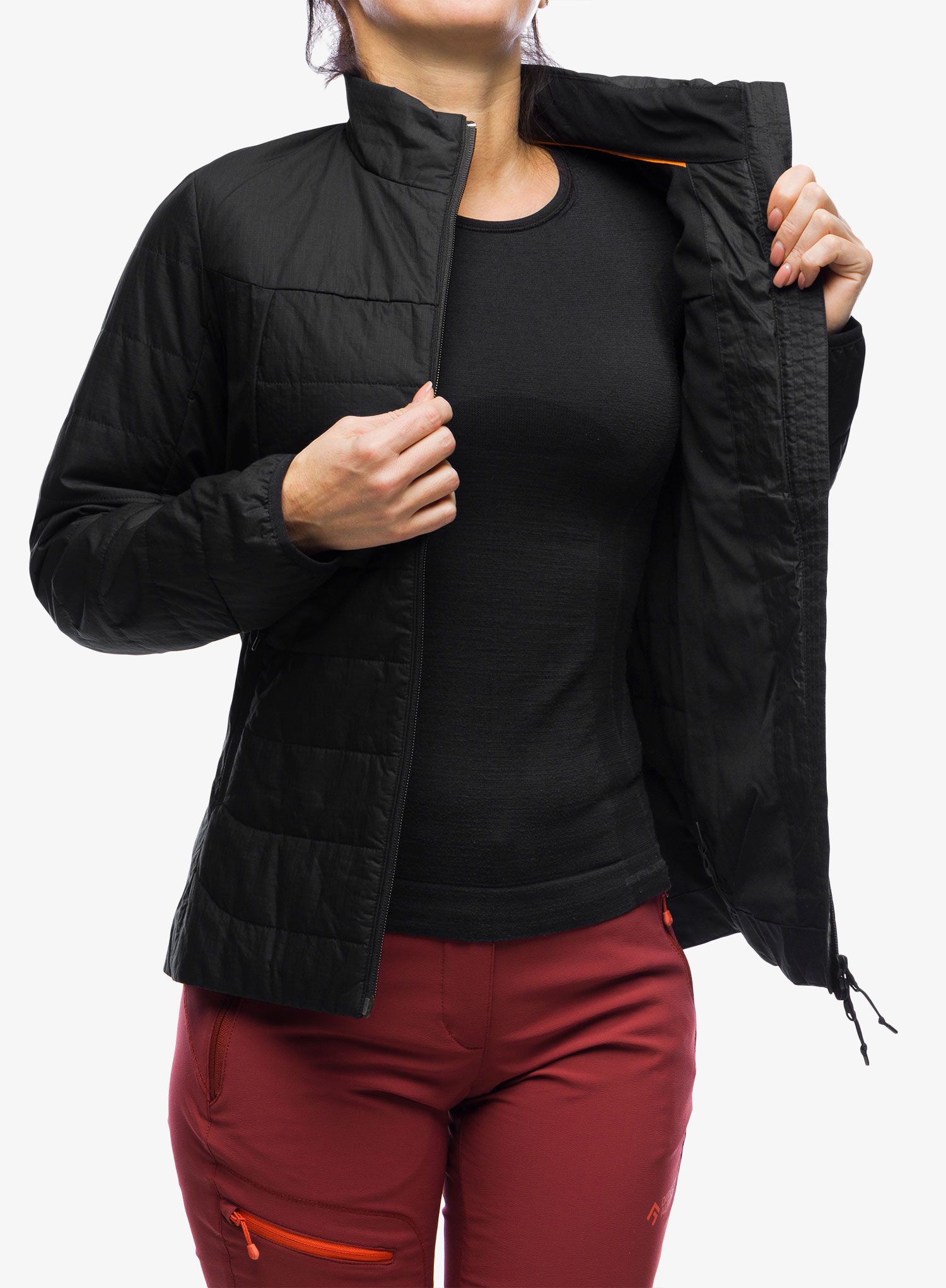 Dámská bunda Icebreaker MerinoLOFT Jacket - black