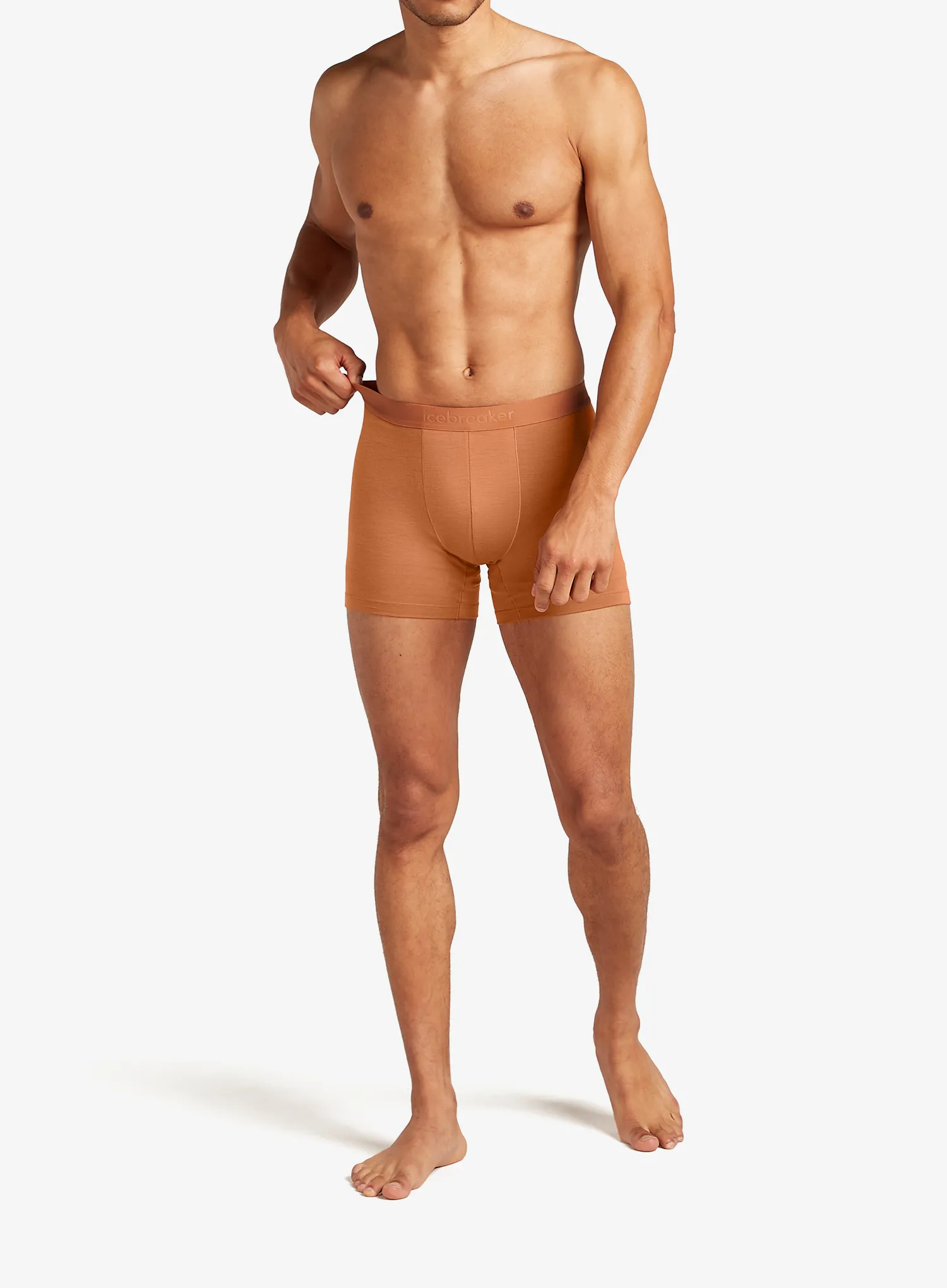 Funkční boxerky Icebreaker Merino 125 Cool-Lite Anatomica Boxers - dusty clay