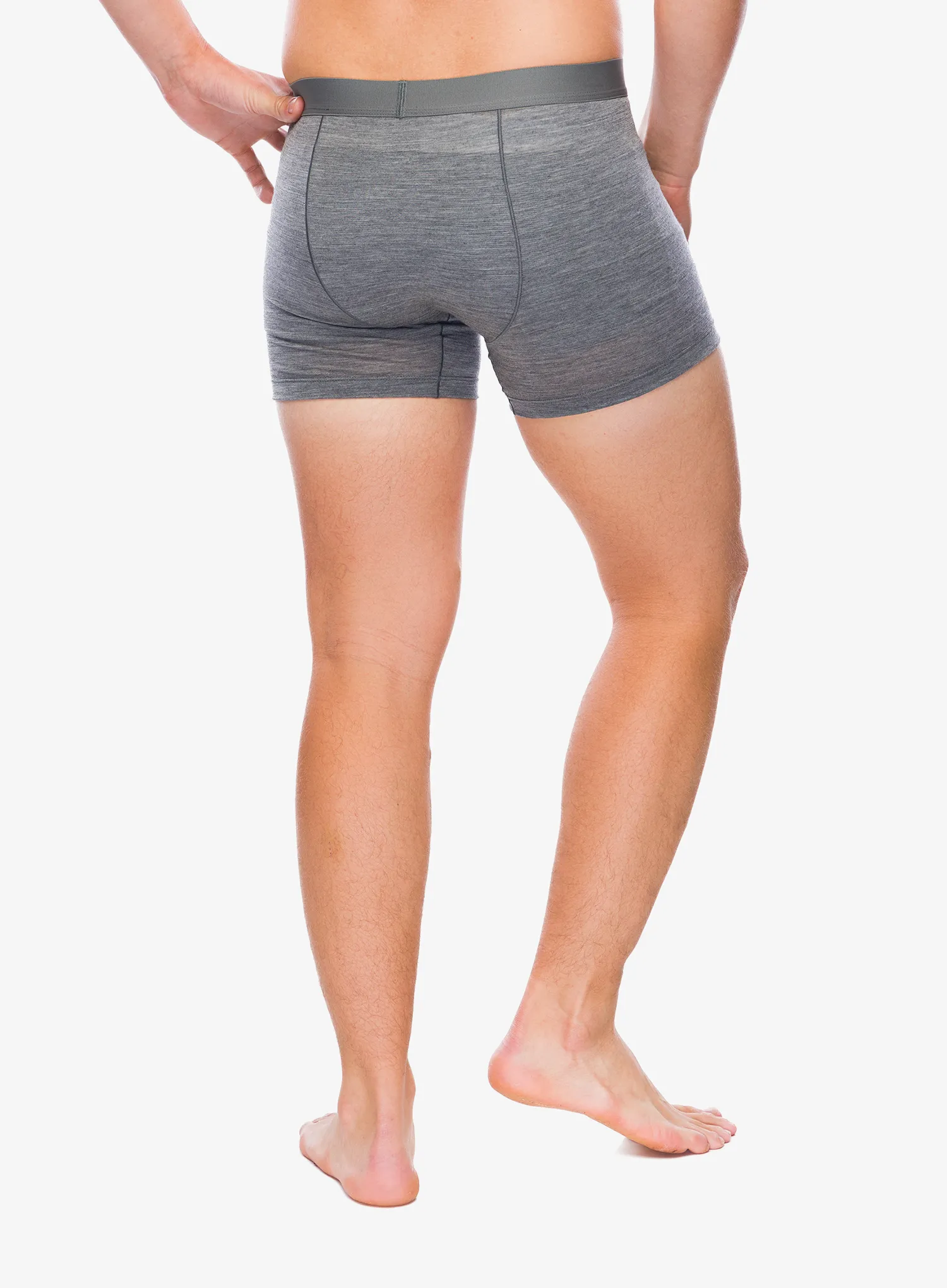Funkční boxerky Icebreaker Merino 125 Cool-Lite Anatomica Boxers - gritstone hthr