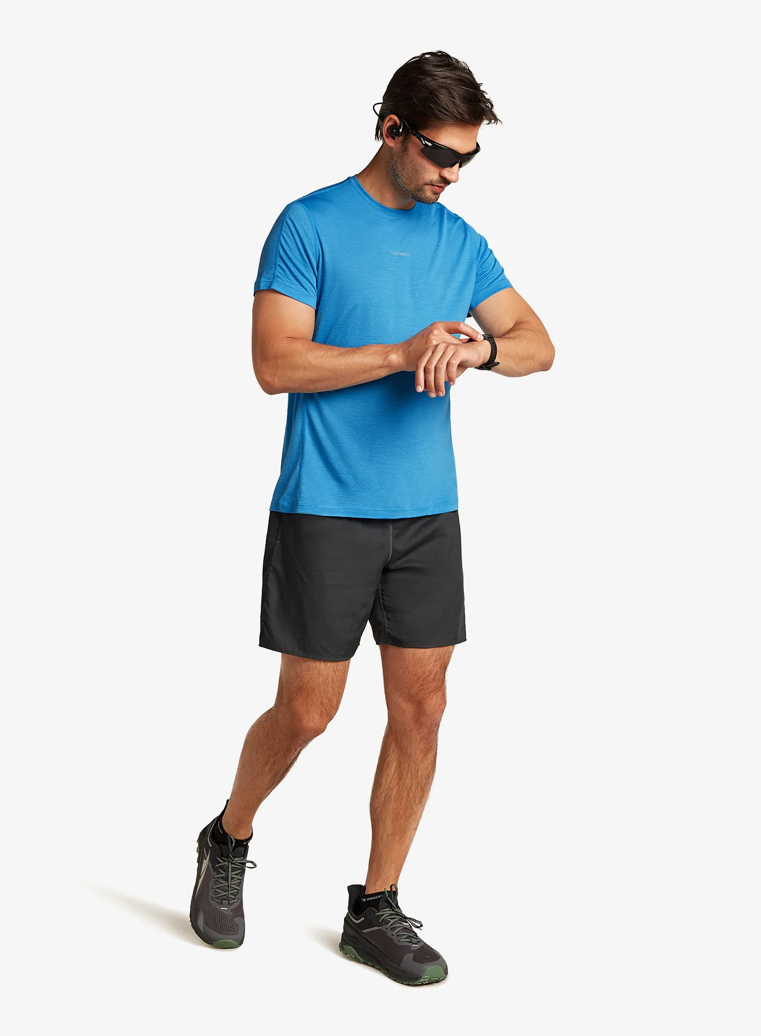 Běžecké tričko Icebreaker Merino 125 Cool-Lite Speed SS Tee - arctic