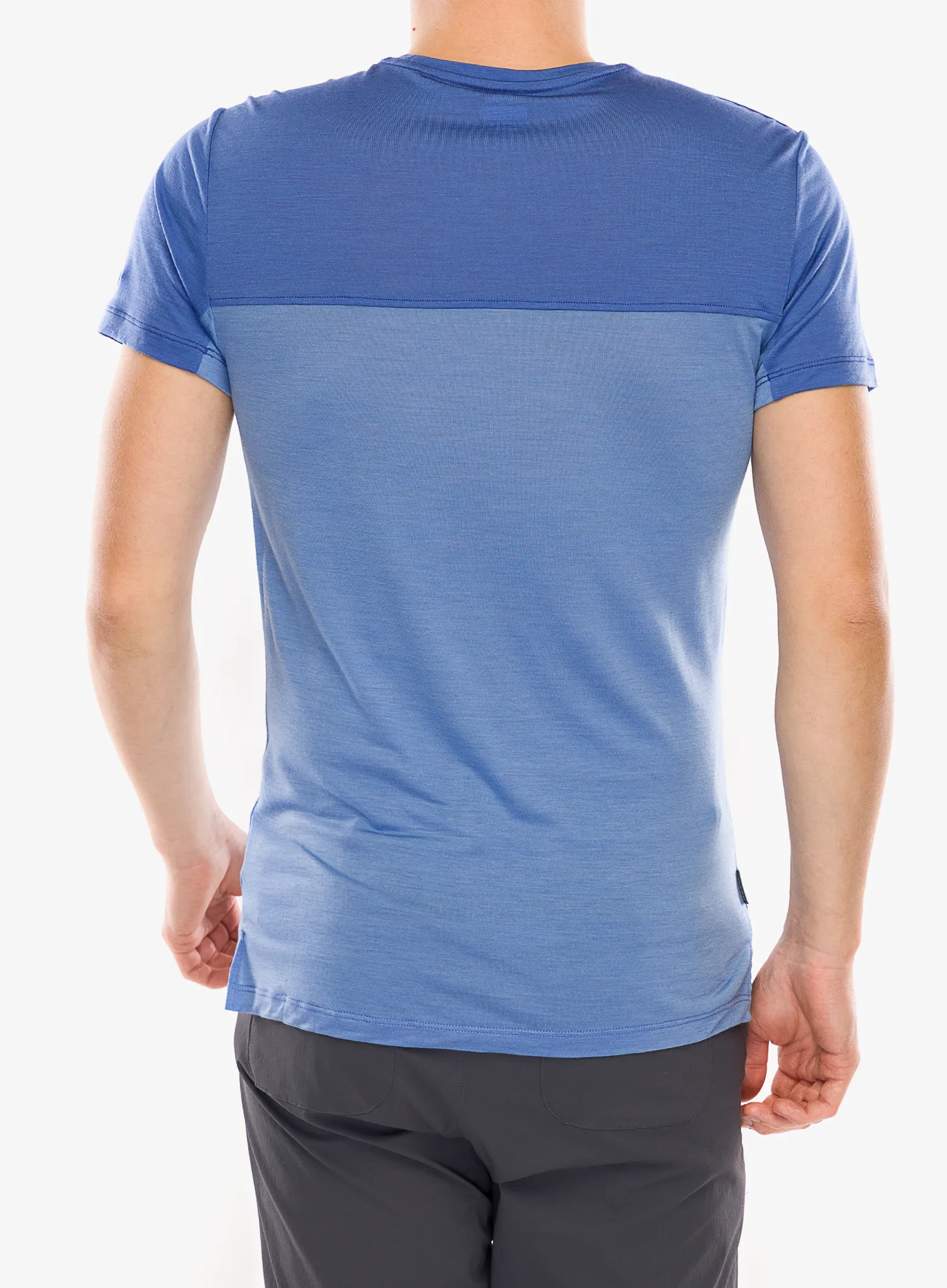 Merino triko Icebreaker Merino 125 Cool-Lite Sphere III SS Tee Colour Block - baja/brilliant/cb
